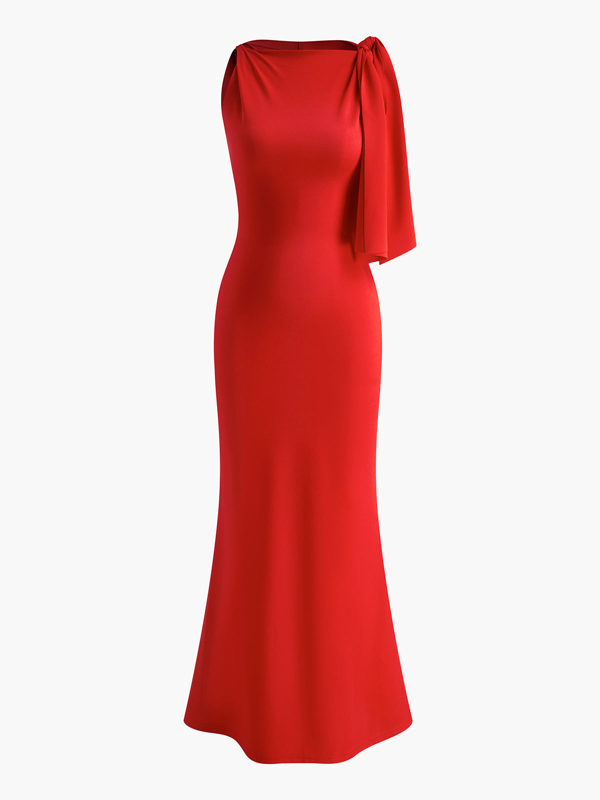 Beloved - Vestido maxi sin mangas con detalle de nudo