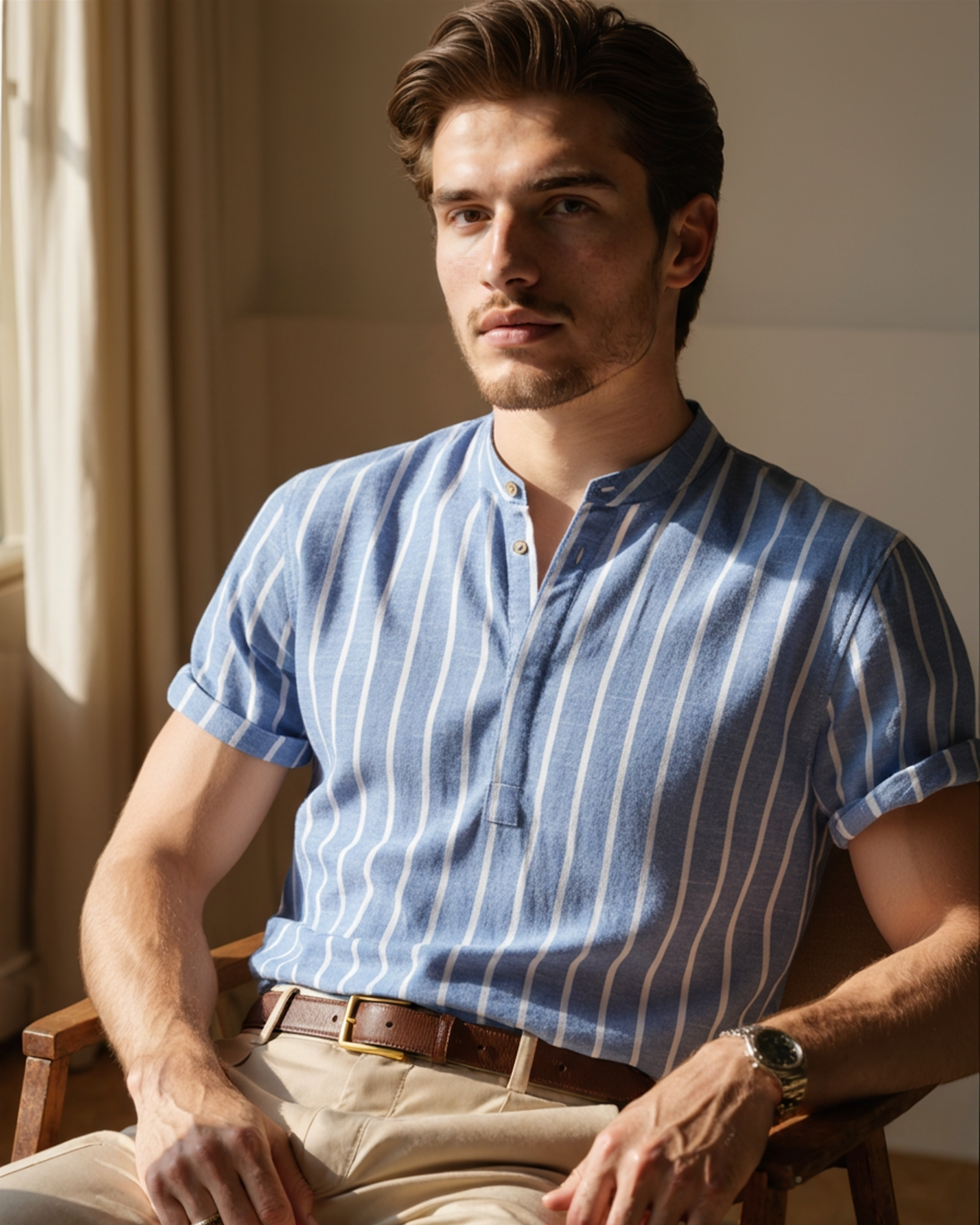 Polo clásico para hombre en algodón orgánico