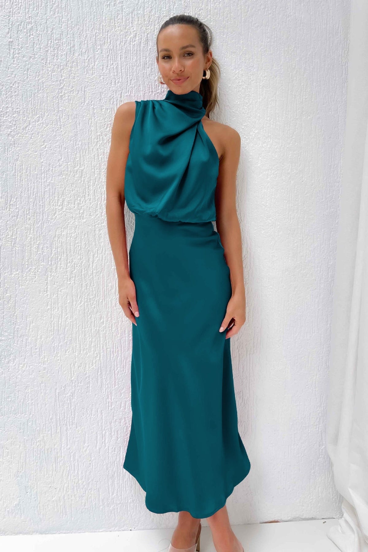 Falda midi elegante a medida
