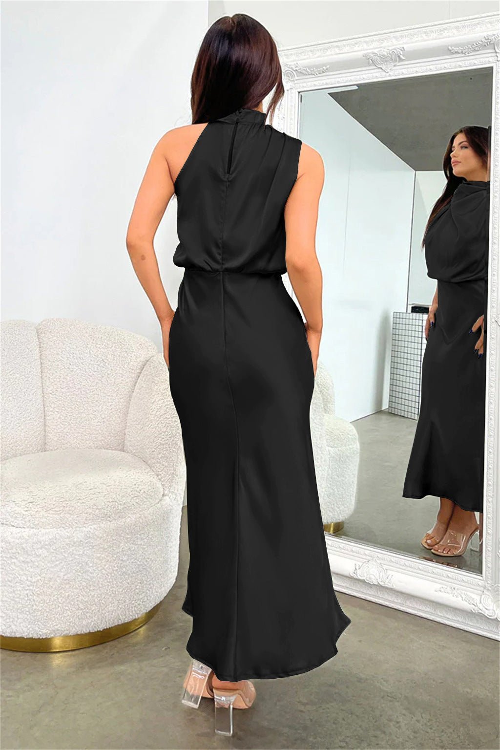 Falda midi elegante a medida