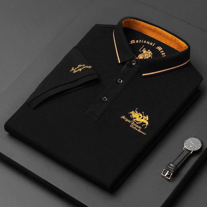Bellivaro | Elegant og alsidigt herre-polo med knaplukning – perfekt til hverdag og smart-casual