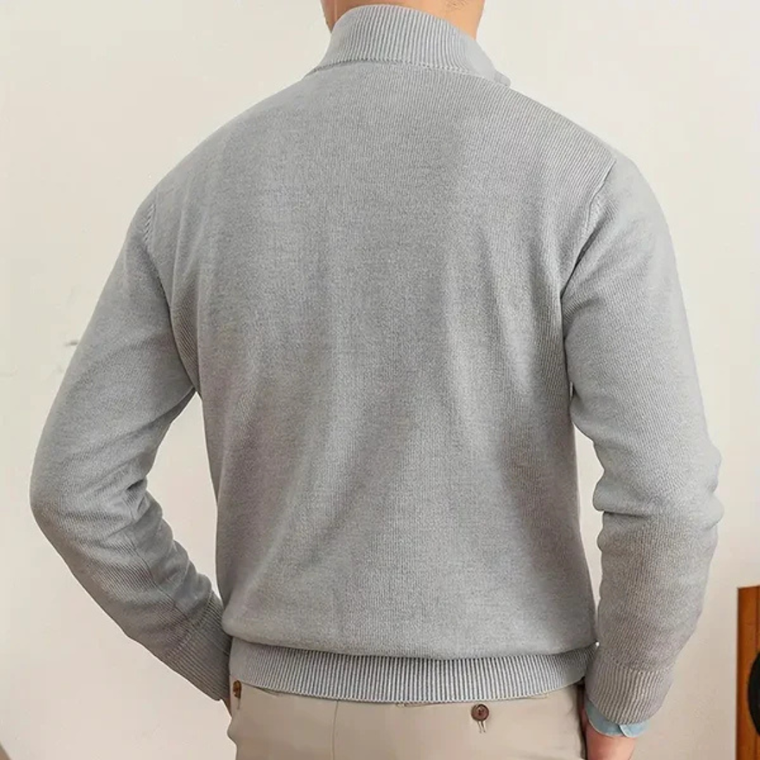 Bellivaro | Herre Half-Zip Sweater Langærmet | Klassisk Komfort & Moderne Pasform