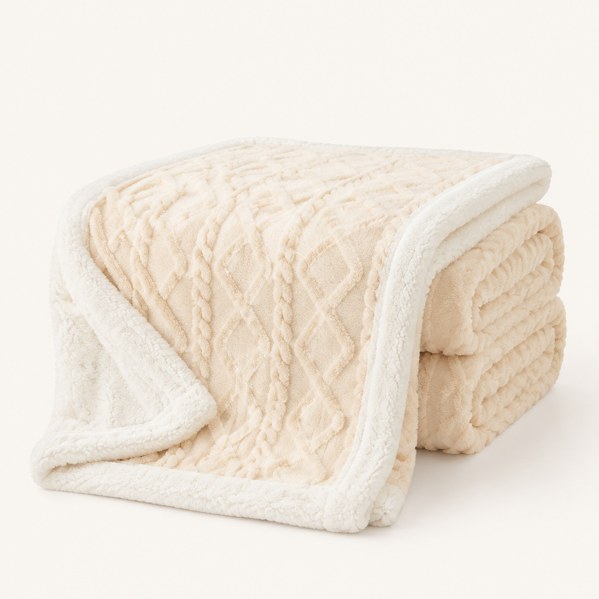 Blødt Fleece Tæppe til Sofa og Seng – 6 Størrelser