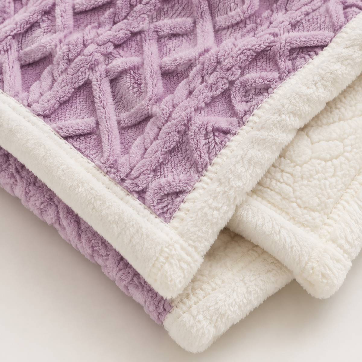 Blødt Fleece Tæppe til Sofa og Seng – 6 Størrelser