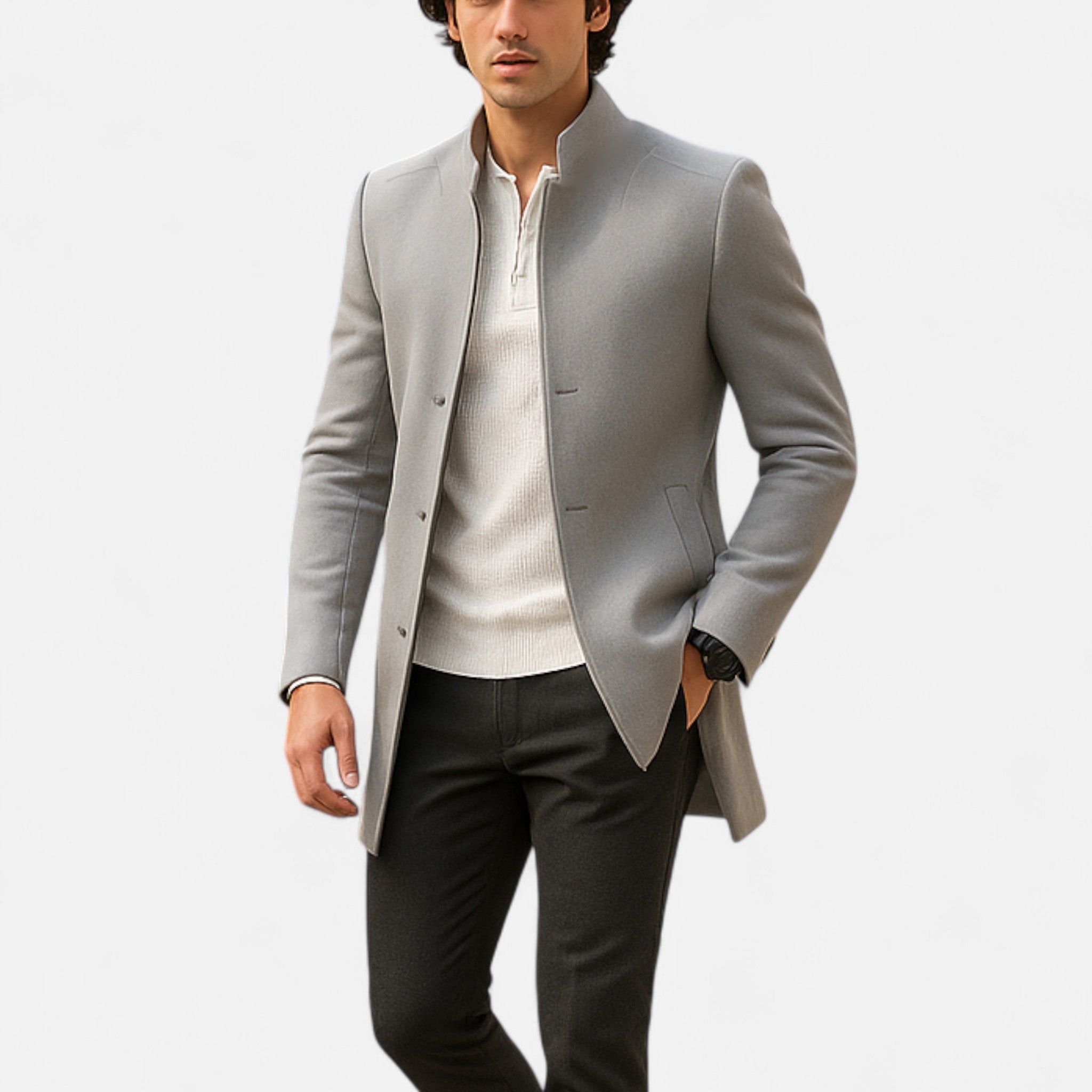 Eliaro Moda – Manteau homme en laine – élégance intemporelle