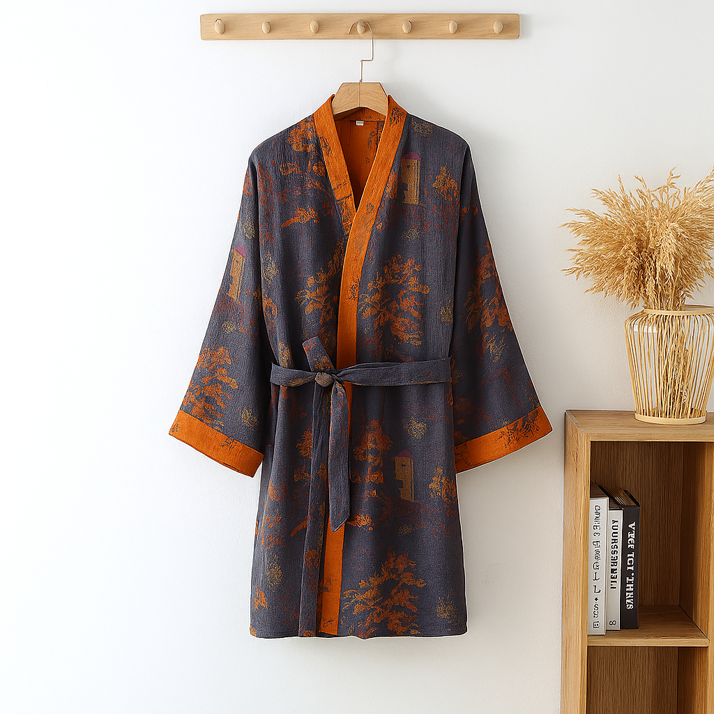 Lehký bavlněný kimono pro muže