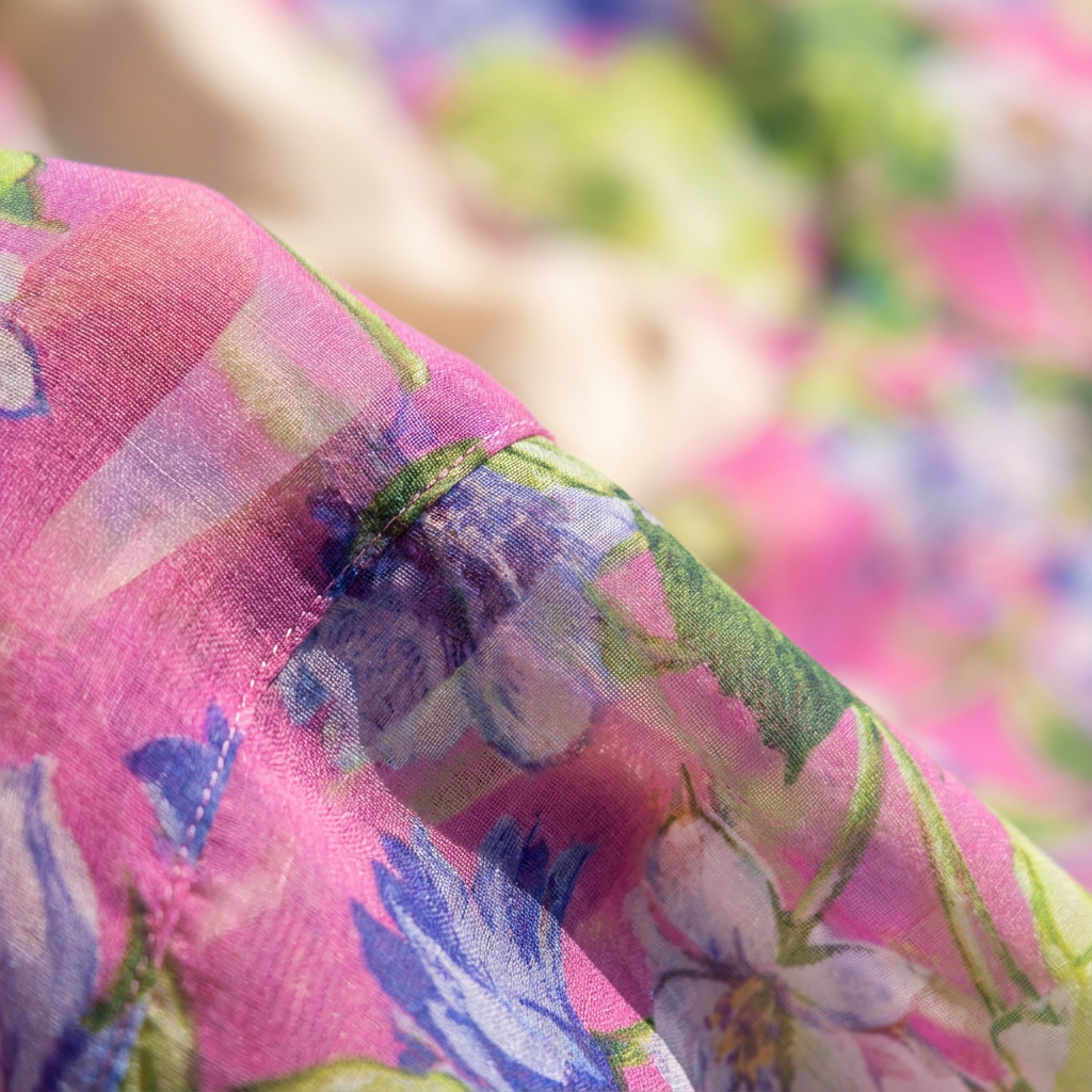 Robe maxi asymétrique à fleurs pour femme avec une épaule dénudée