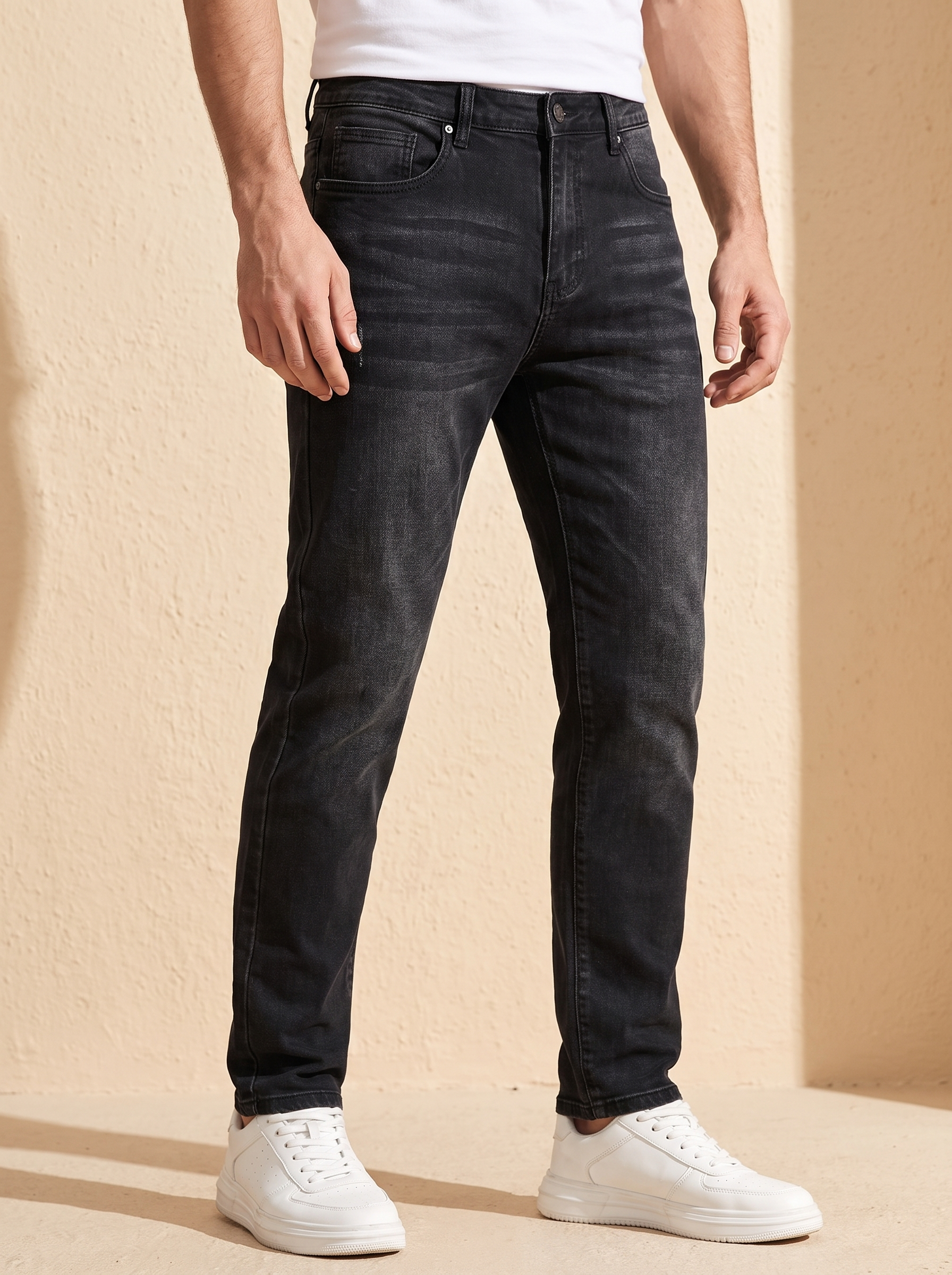 Stretch Jeans til Mænd med Normal Pasform