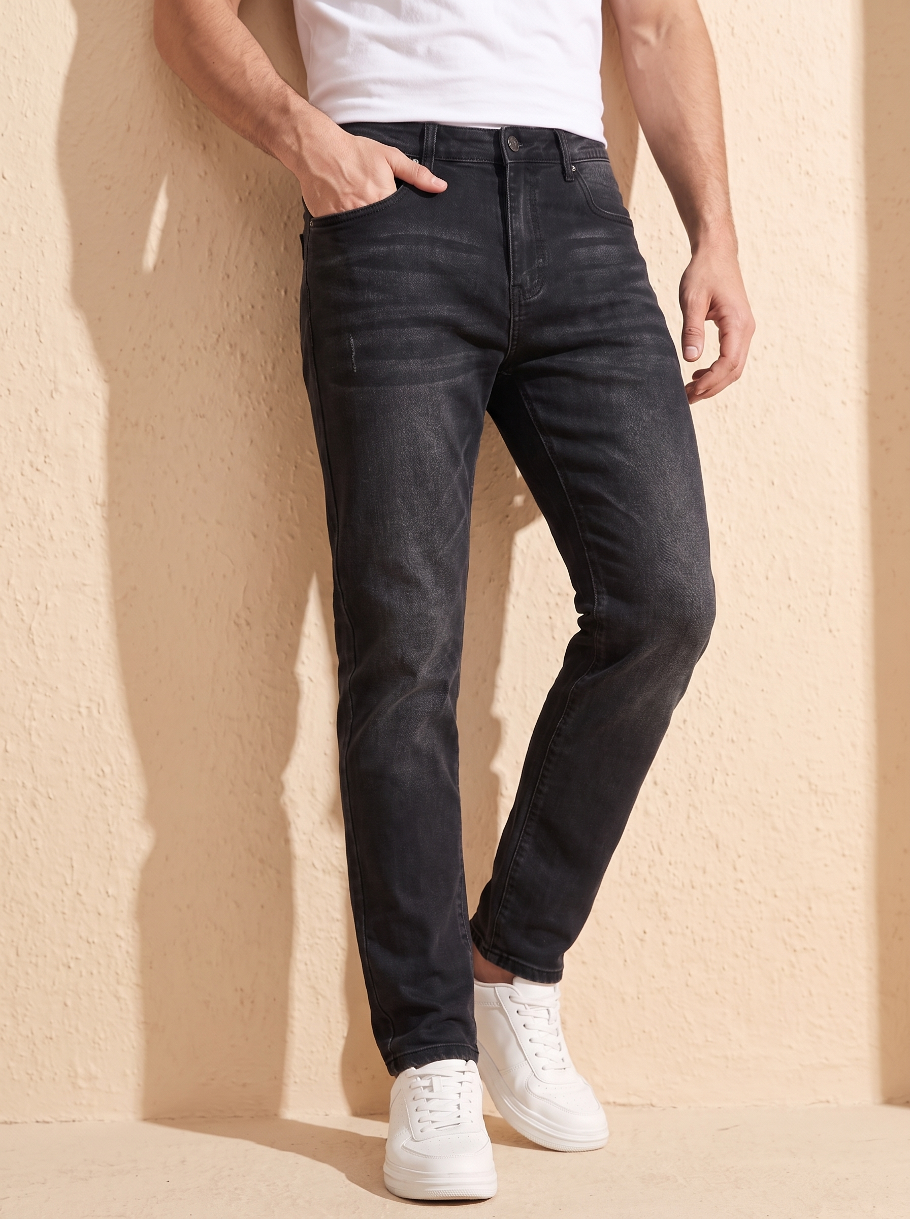 Stretch Jeans til Mænd med Normal Pasform