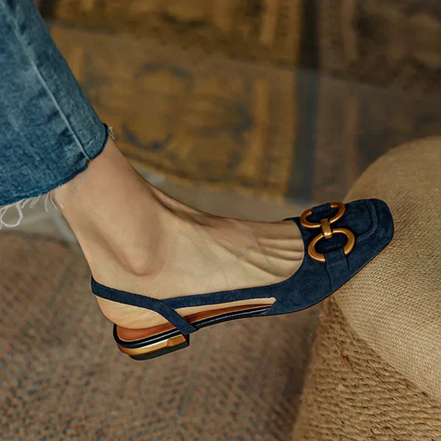 Ortopædiske Slingback Sandaler til Dame – Komfortable Flade Sandaler