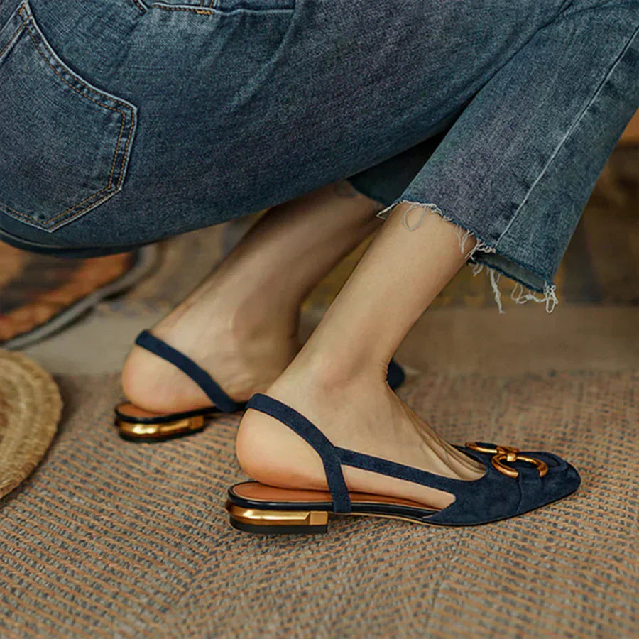 Ortopædiske Slingback Sandaler til Dame – Komfortable Flade Sandaler