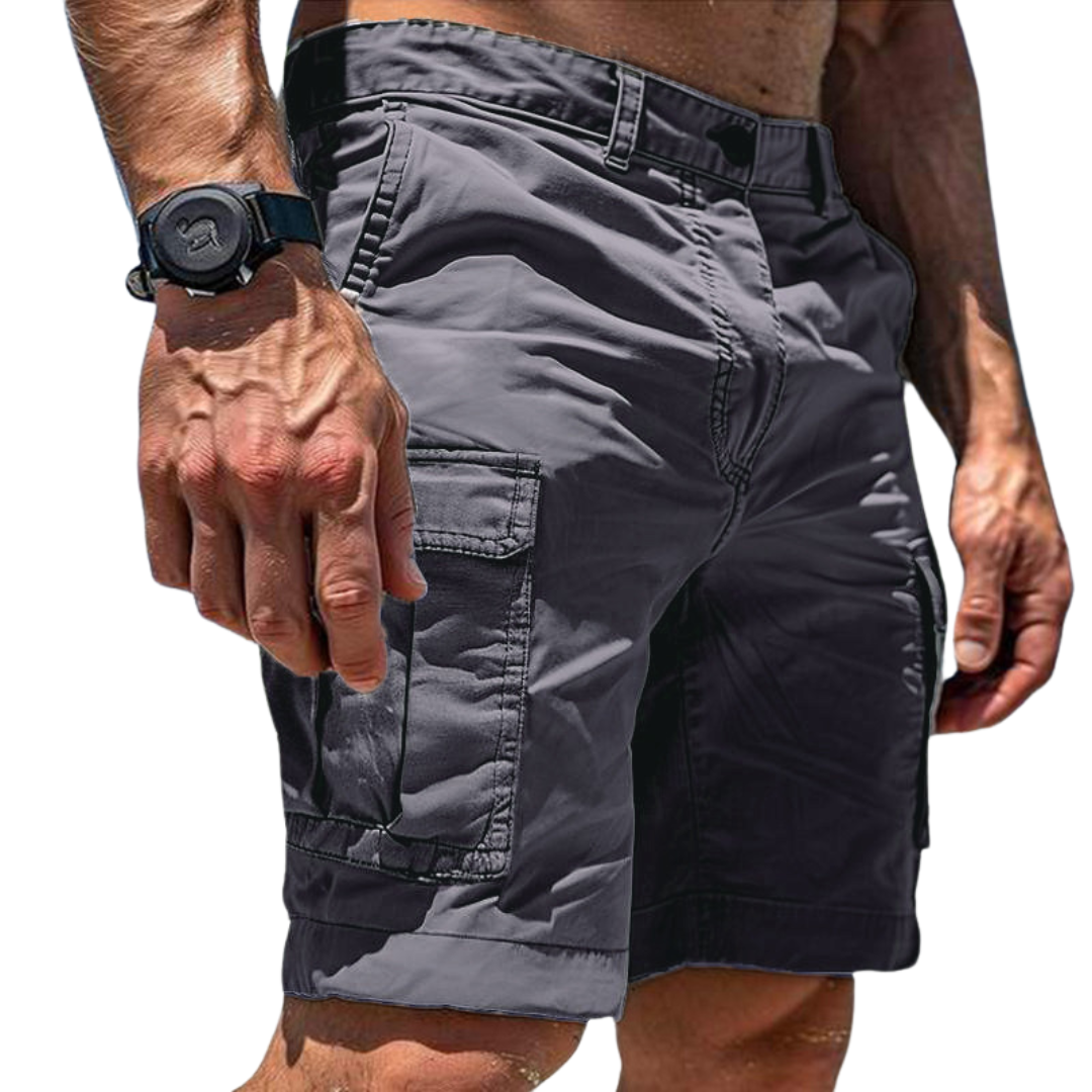 Pantalones cortos cargo para hombre