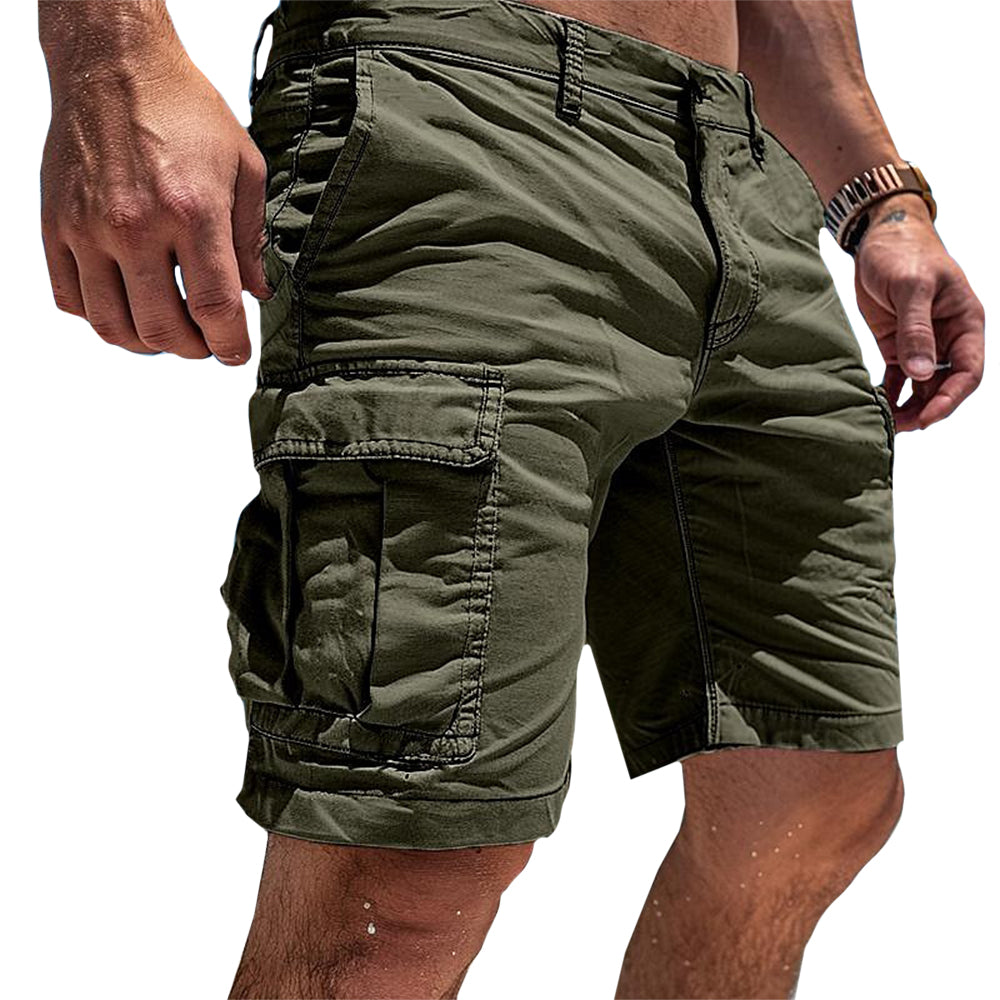 Pantalones cortos cargo para hombre