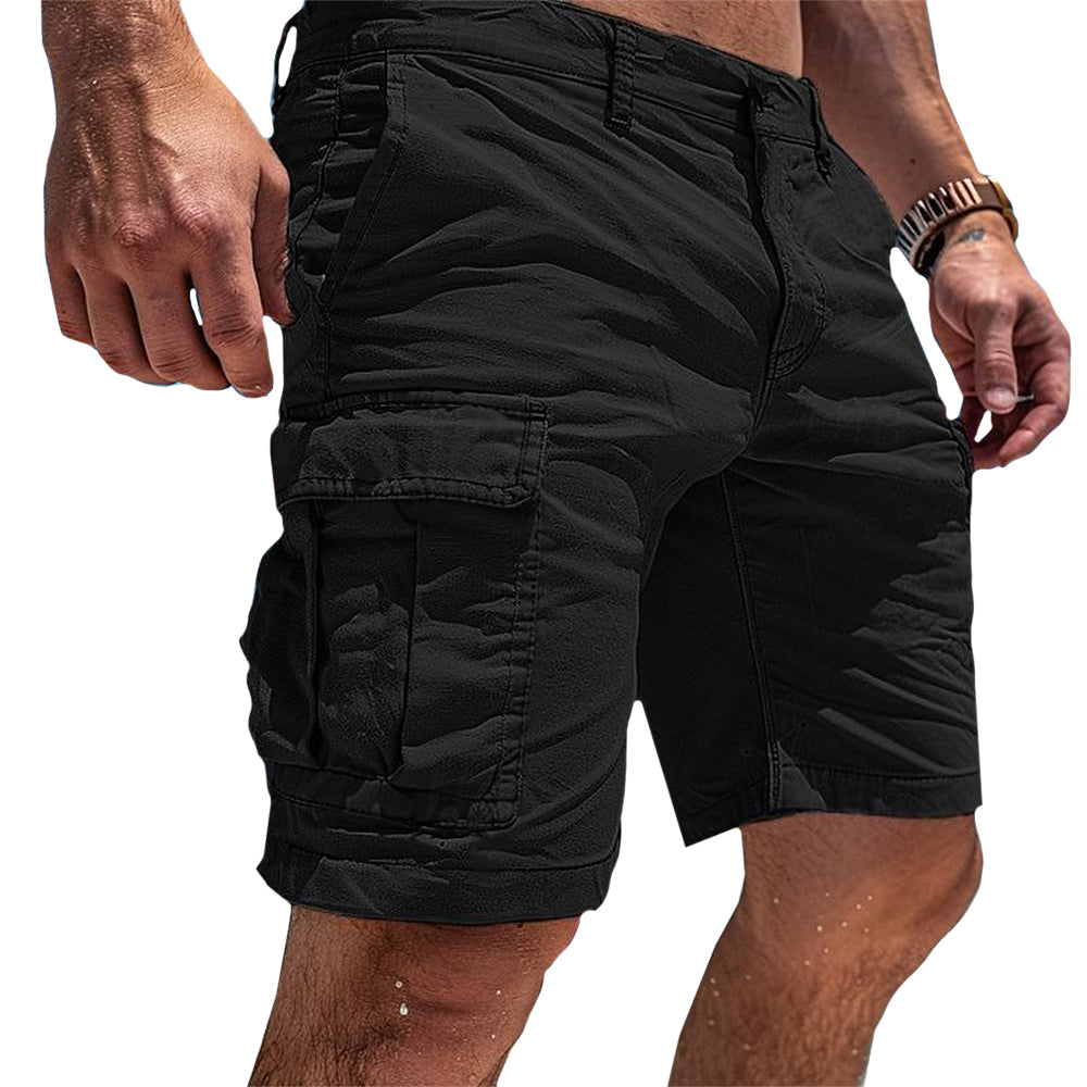 Pantalones cortos cargo para hombre