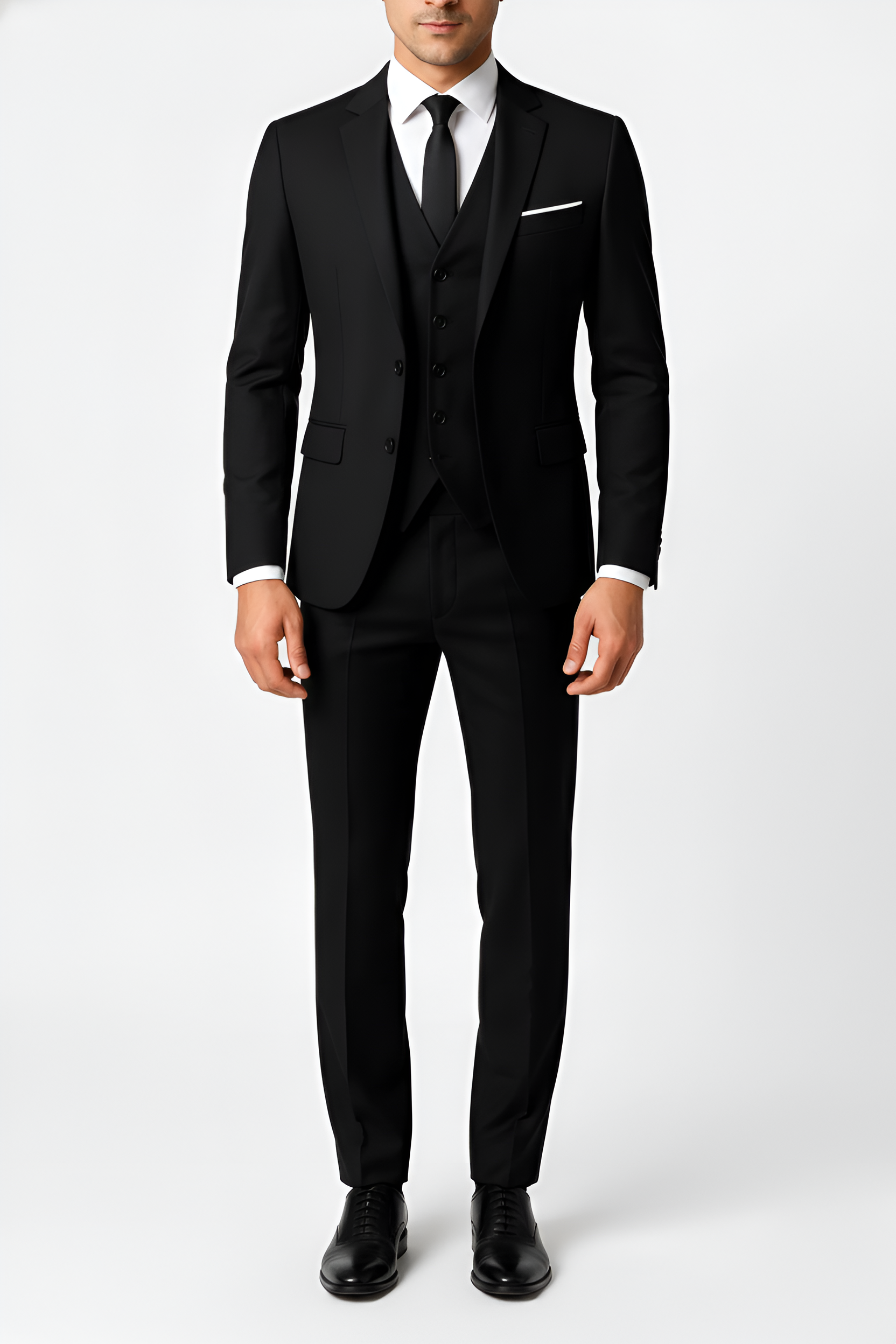 Bellivaro herre jakkesæt i klassisk pasform med vest