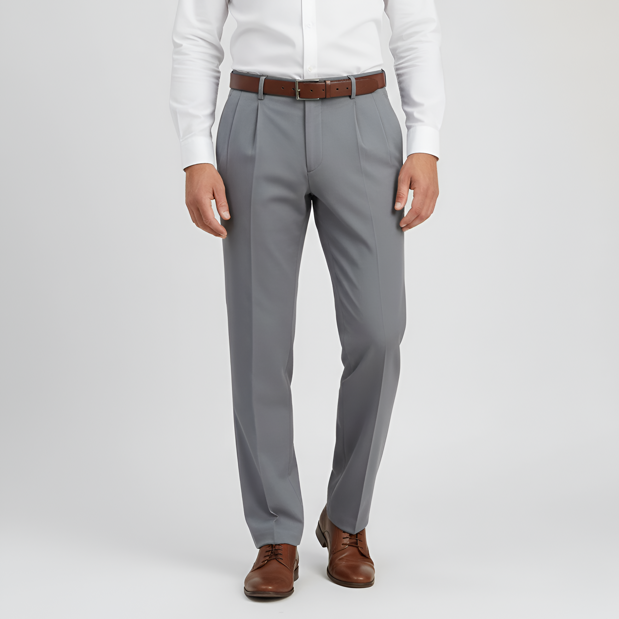 Bellivaro pánske nohavice na oblek s rovnými nohavicami a klasickým strihom