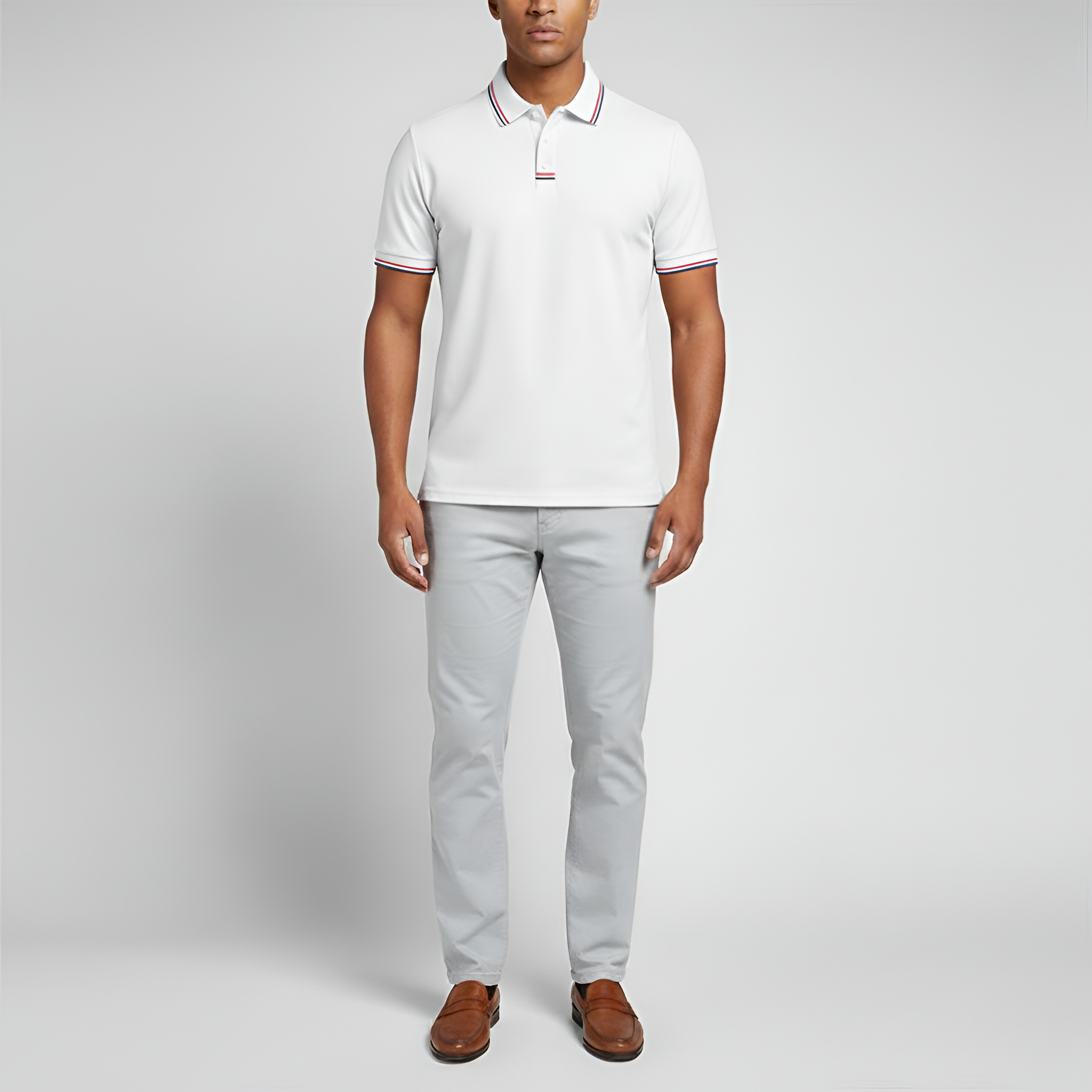 Bellivaro men's polo shirt short-sleeved in cotton classic fit