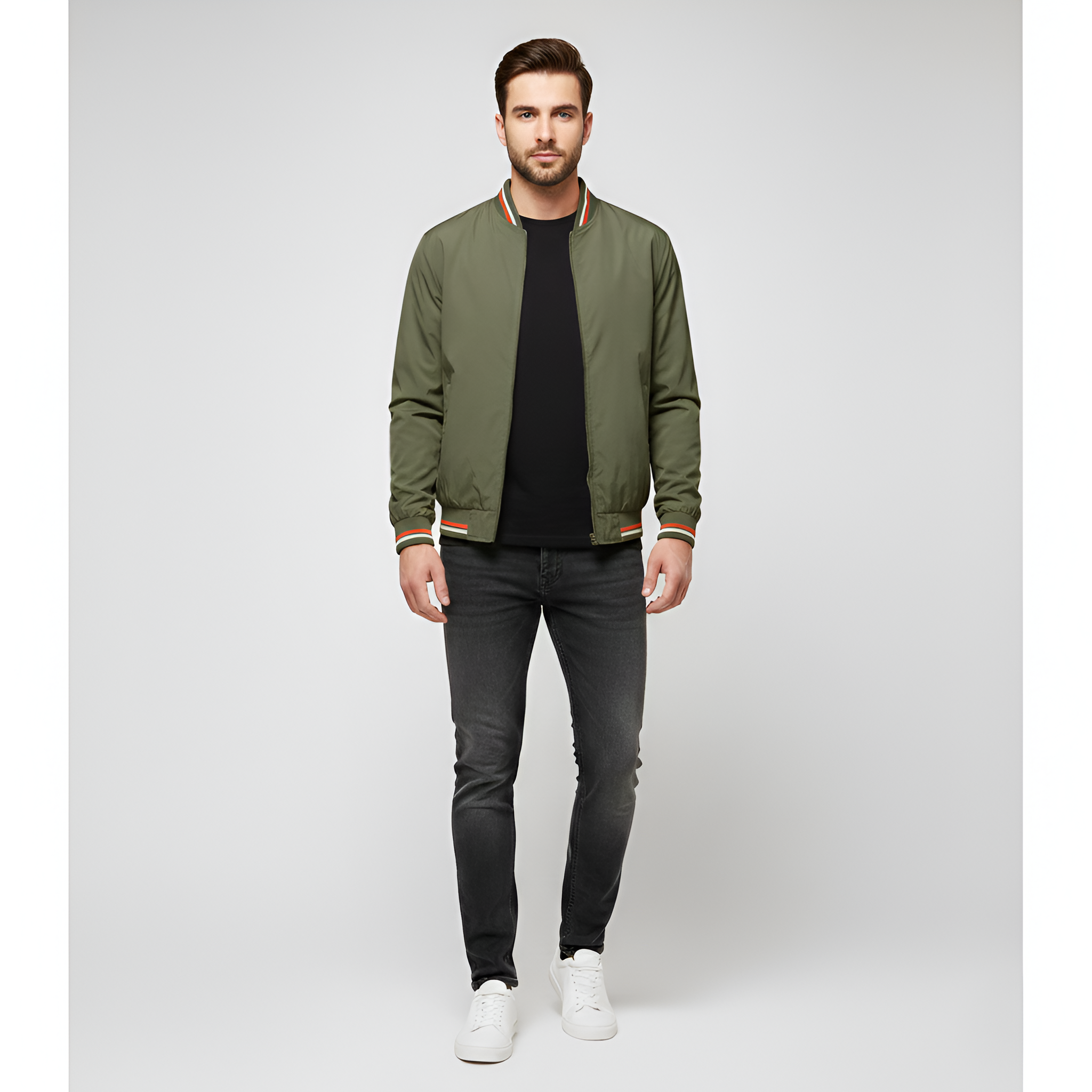 Bellivaro pánska bomber bunda ľahká vetrovka