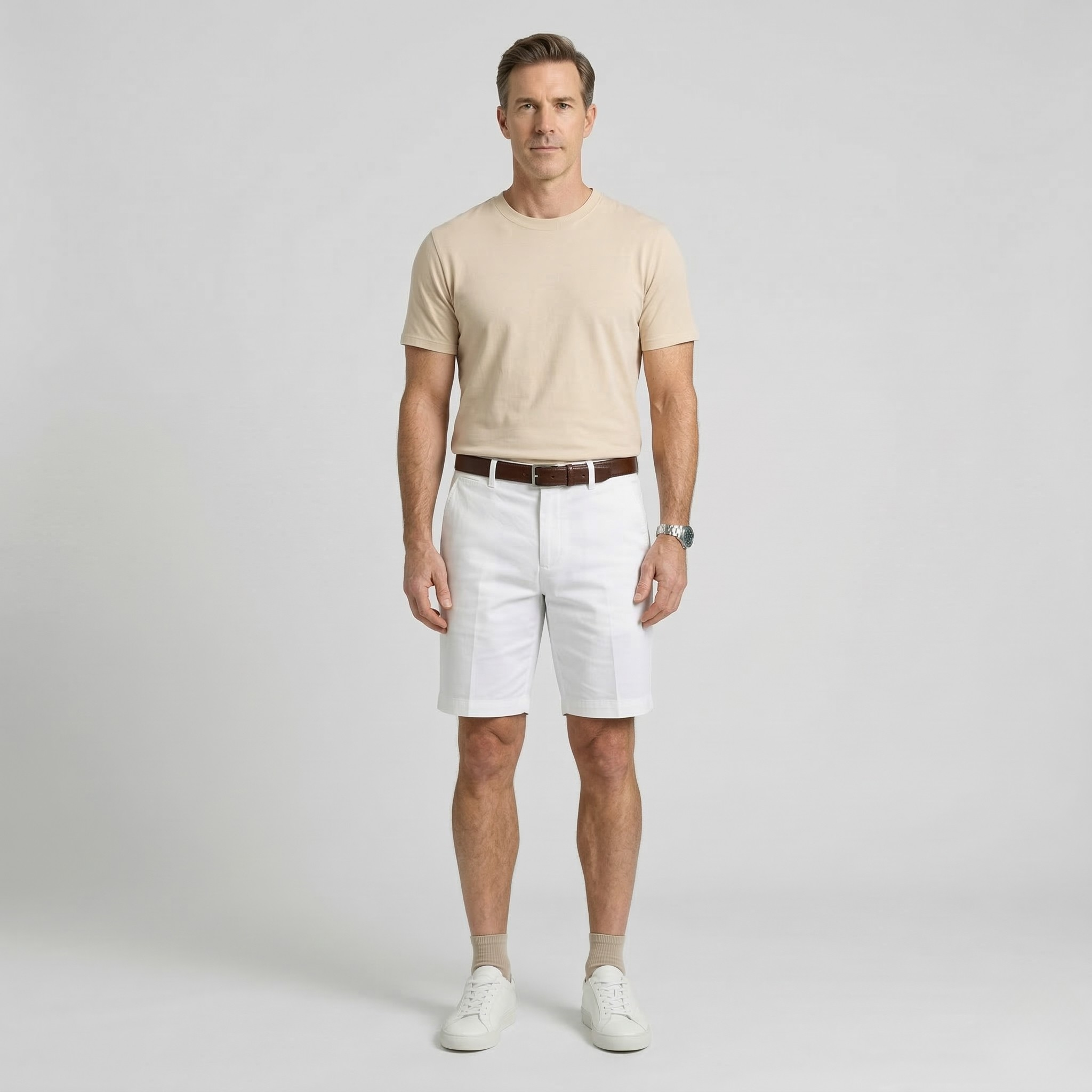 Shorts chino para hombre, shorts ligeros de verano para uso diario y ocio