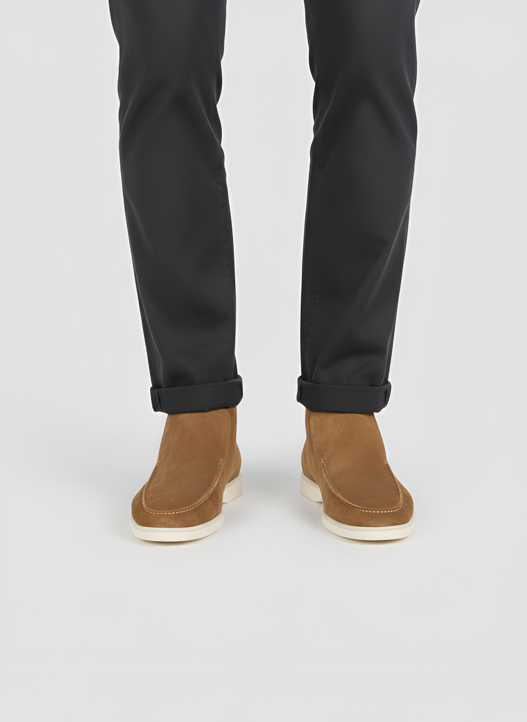 Bellivaro Herre Loafers i Ruskind med Slip-On Design og Komfortabel Sål