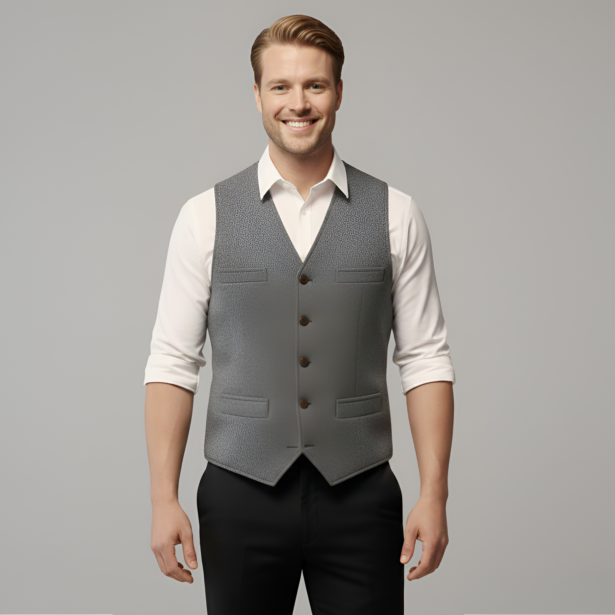 Bellivaro férfi mellény klasszikus szabású