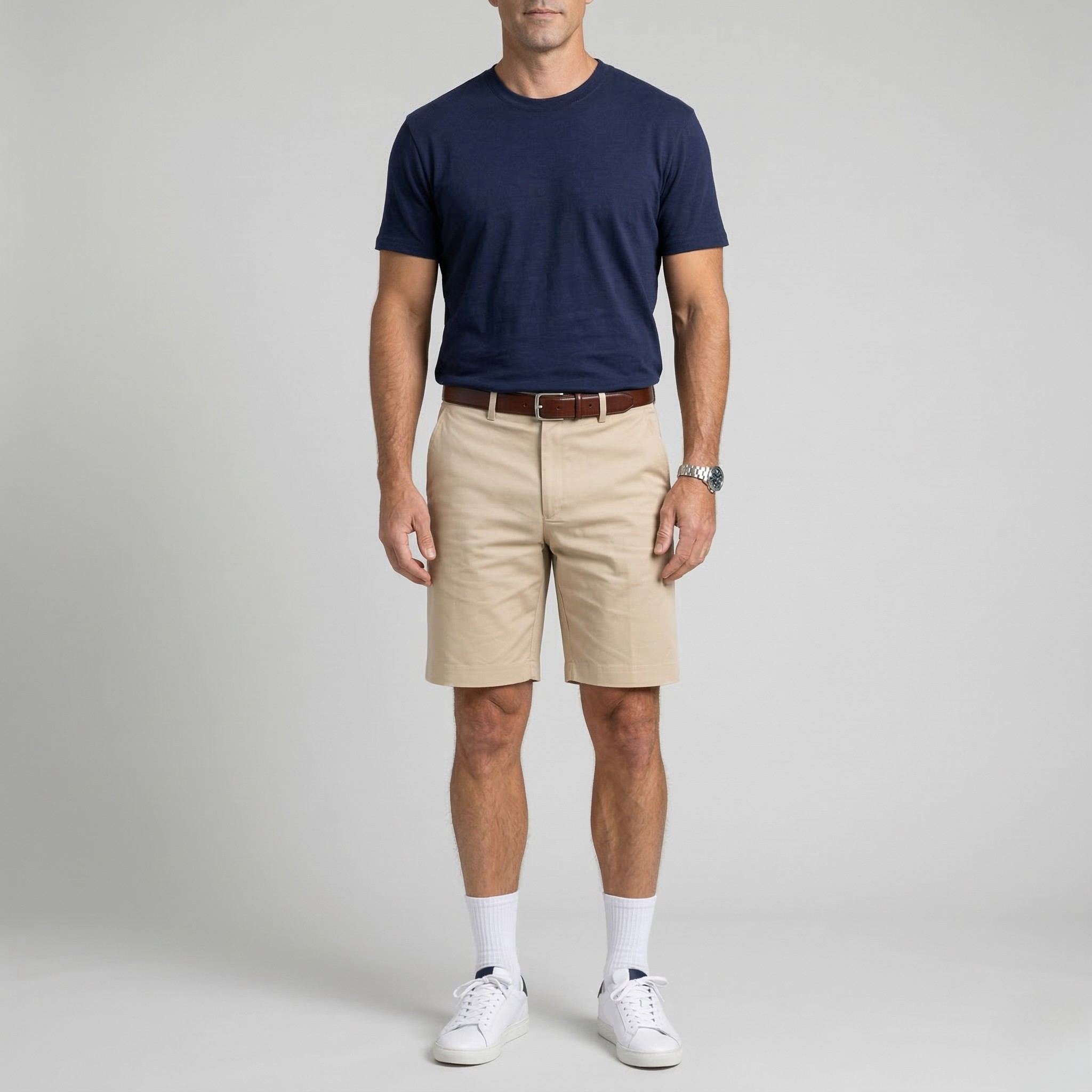 Shorts chino para hombre, shorts ligeros de verano para uso diario y ocio