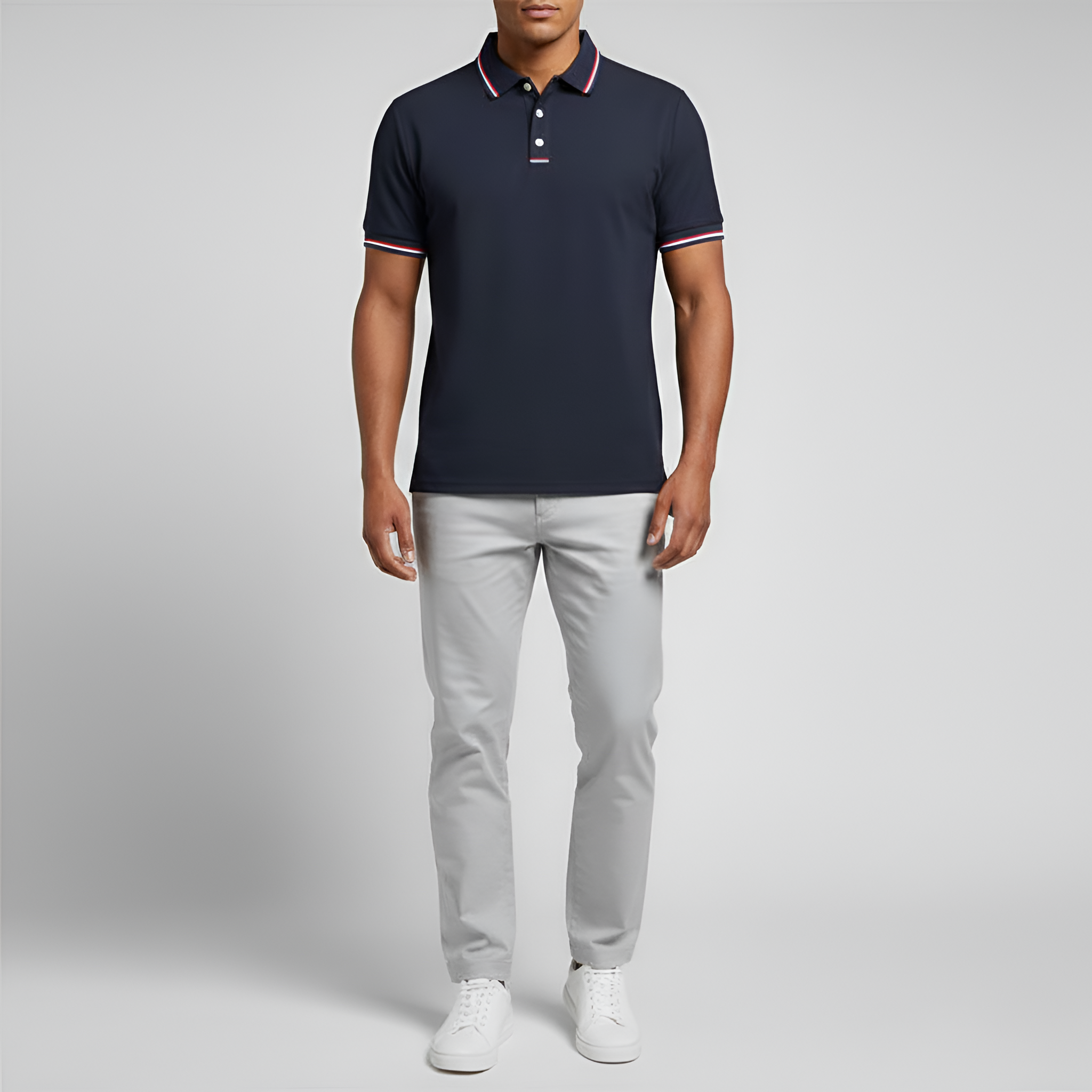 Bellivaro men's polo shirt short-sleeved in cotton classic fit