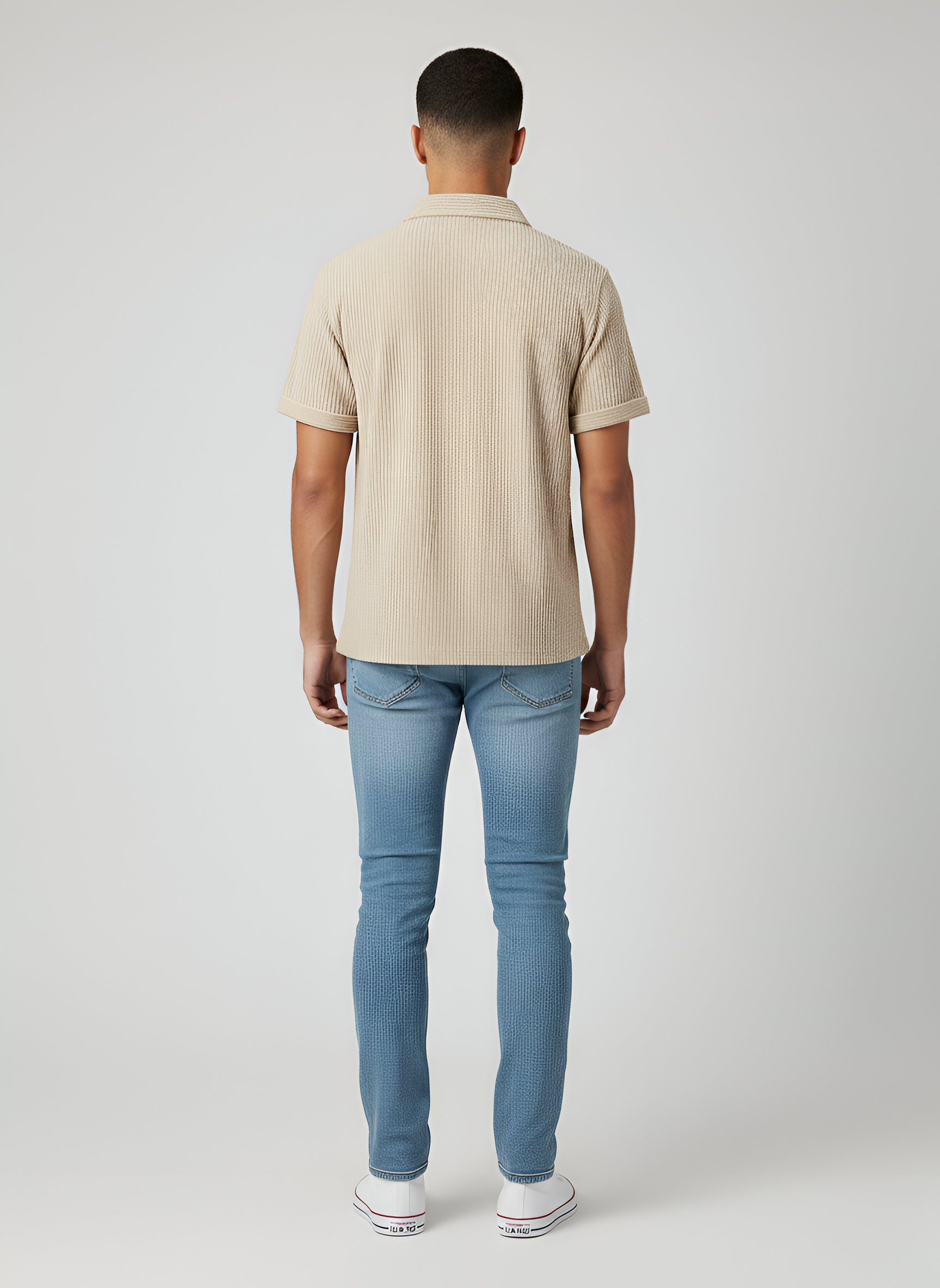 Pánské krátké rukávy polo z bavlny – neformální polokošile s náprsní kapsou