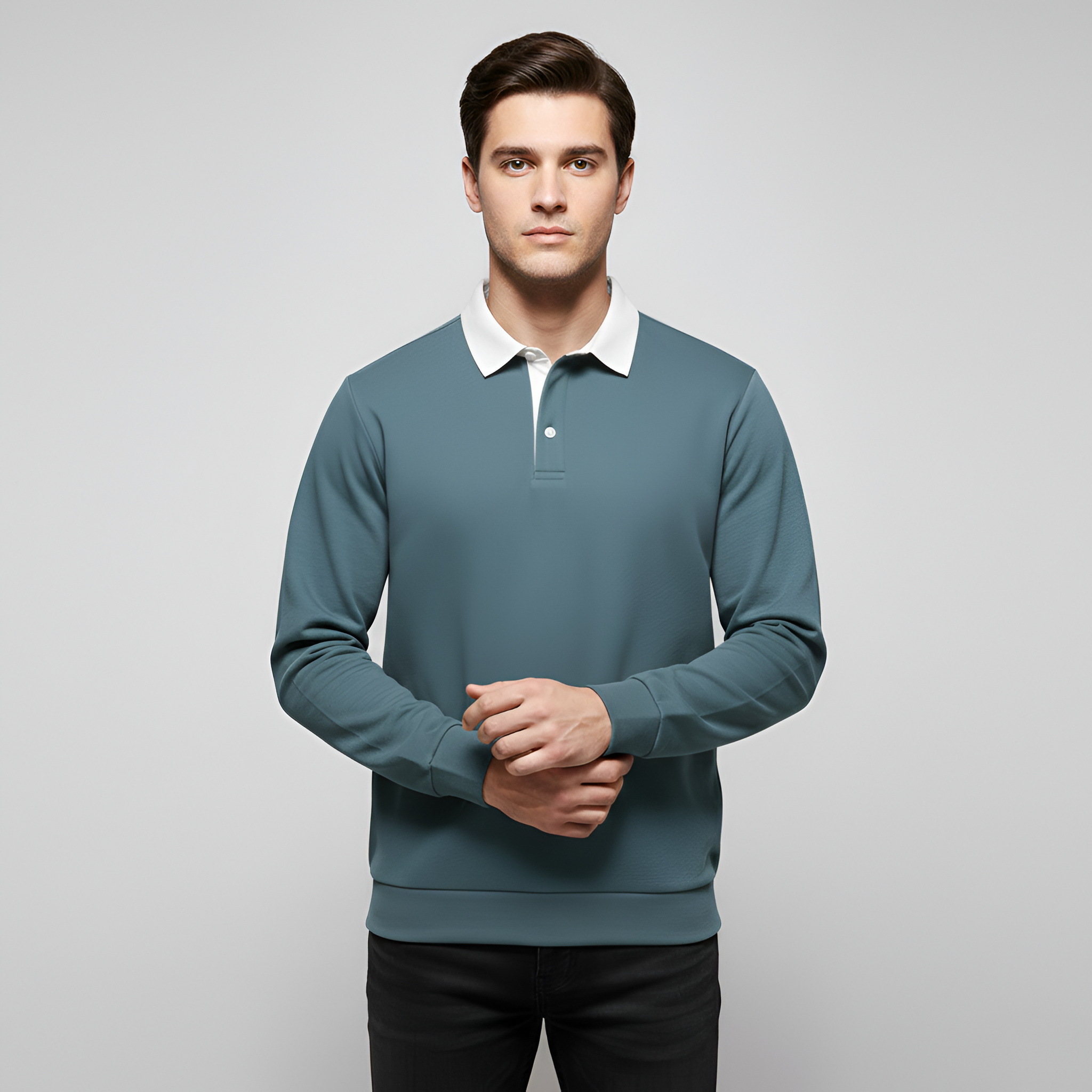 Bellivaro ανδρική πόλο μπλούζα από βαμβάκι με γιακά