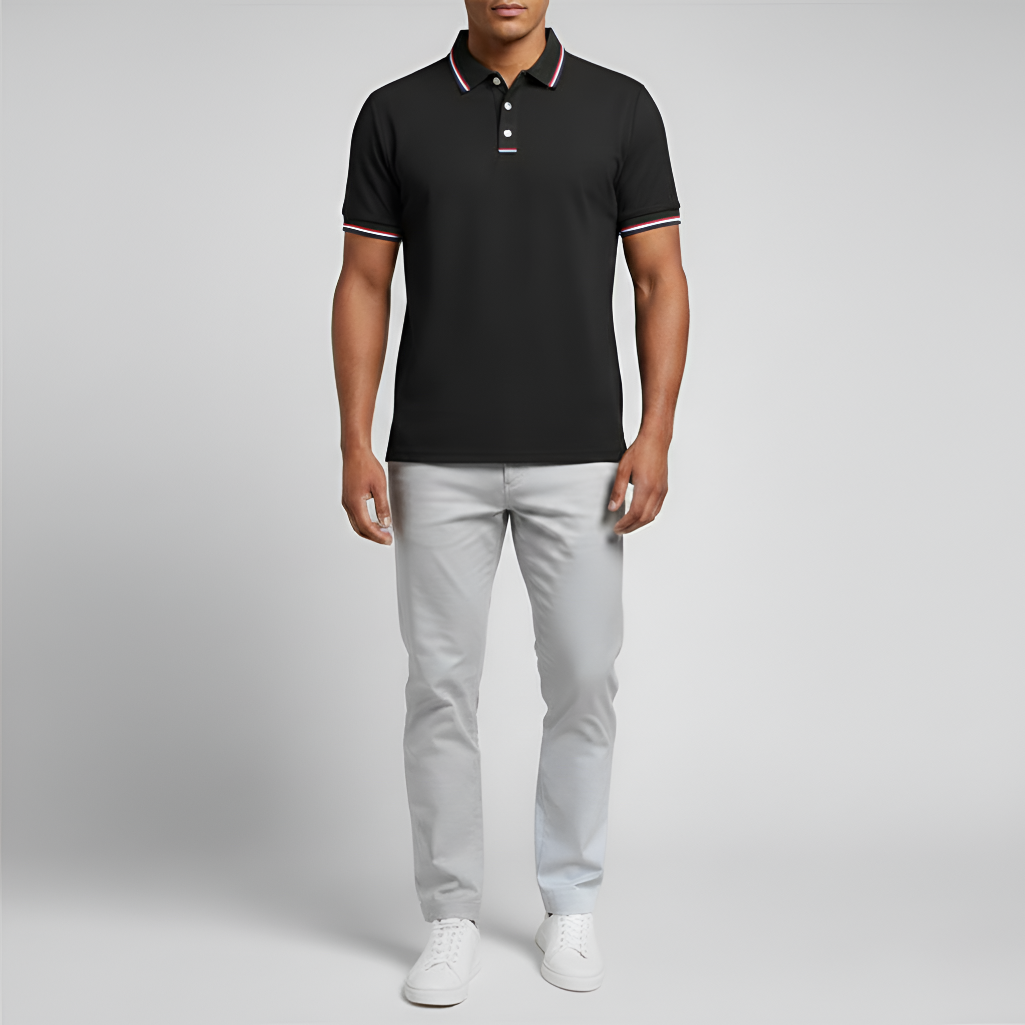 Bellivaro men's polo shirt short-sleeved in cotton classic fit