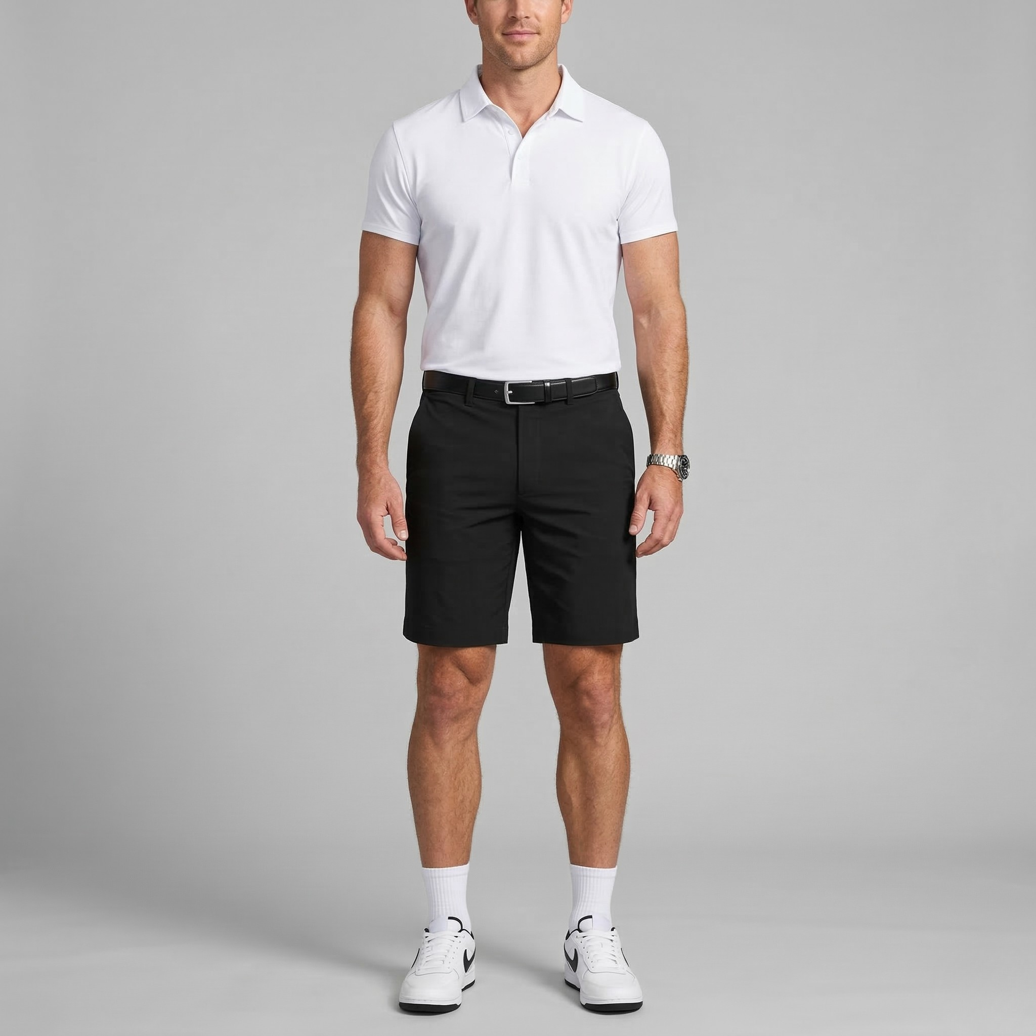 Shorts chino para hombre, shorts ligeros de verano para uso diario y ocio
