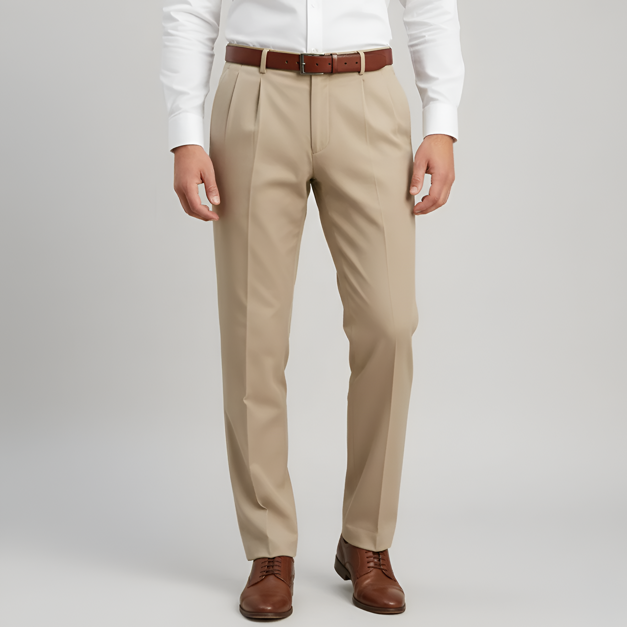 Bellivaro pánske nohavice na oblek s rovnými nohavicami a klasickým strihom