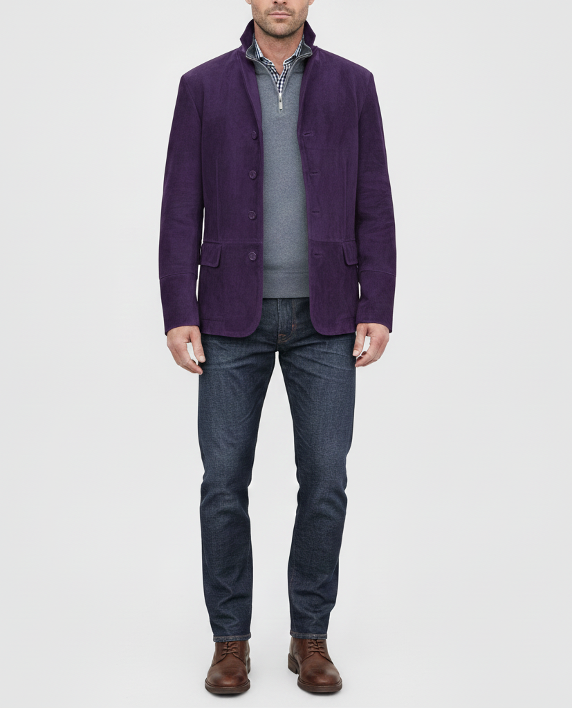 Bellivaro ανδρικό δερμάτινο μπουφάν κλασικός σχεδιασμός