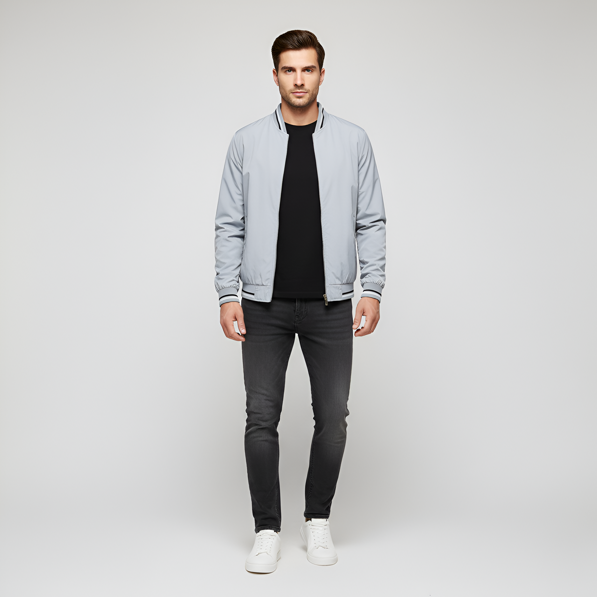 Bellivaro pánska bomber bunda ľahká vetrovka