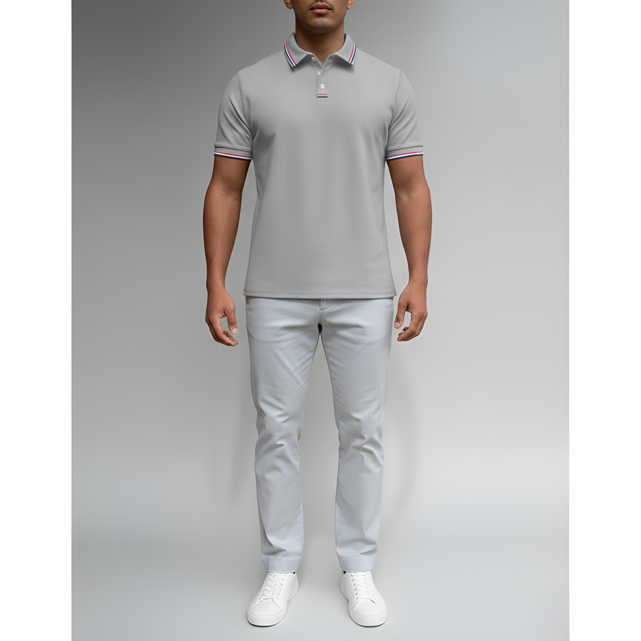 Bellivaro men's polo shirt short-sleeved in cotton classic fit