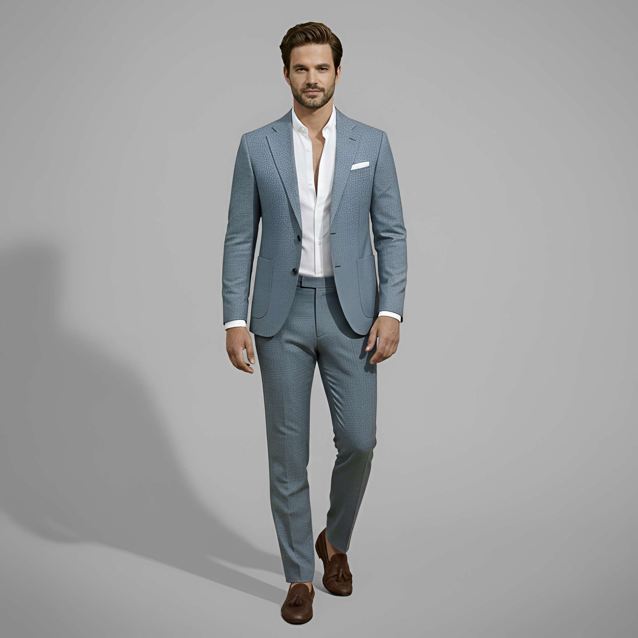 Bellivaro férfi blézer szabott fazon formális és modern használatra