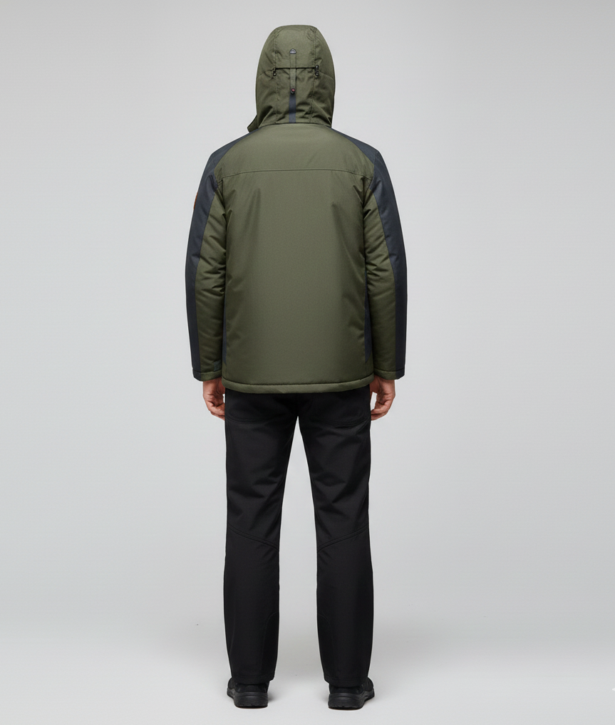 Σετ εξωτερικού χώρου Bellivaro για άνδρες, αδιάβροχο μπουφάν και θερμικό παντελόνι