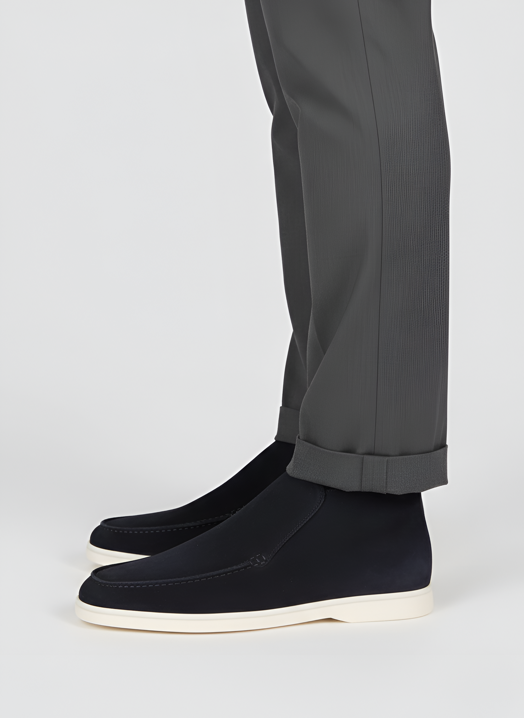 Bellivaro Herre Loafers i Ruskind med Slip-On Design og Komfortabel Sål