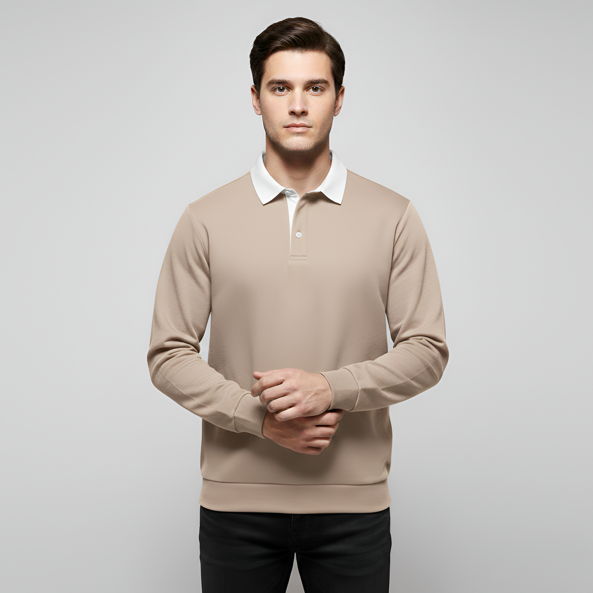 Bellivaro ανδρική πόλο μπλούζα από βαμβάκι με γιακά