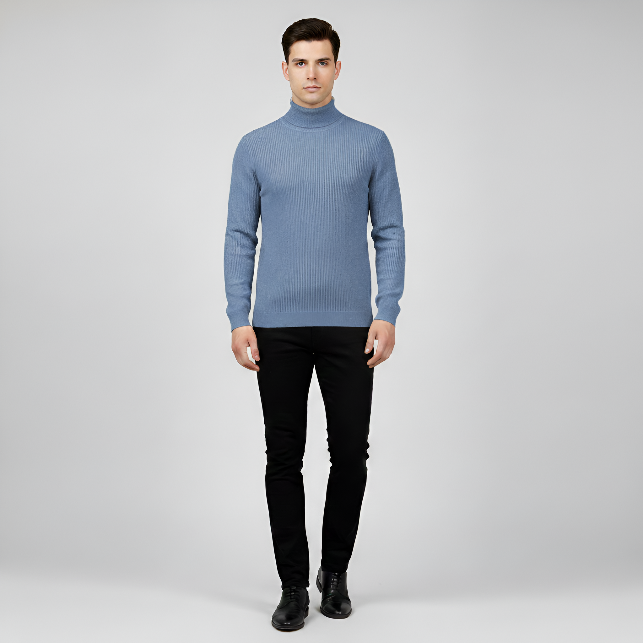 Bellivaro pánsky rolákový sveter z vlny