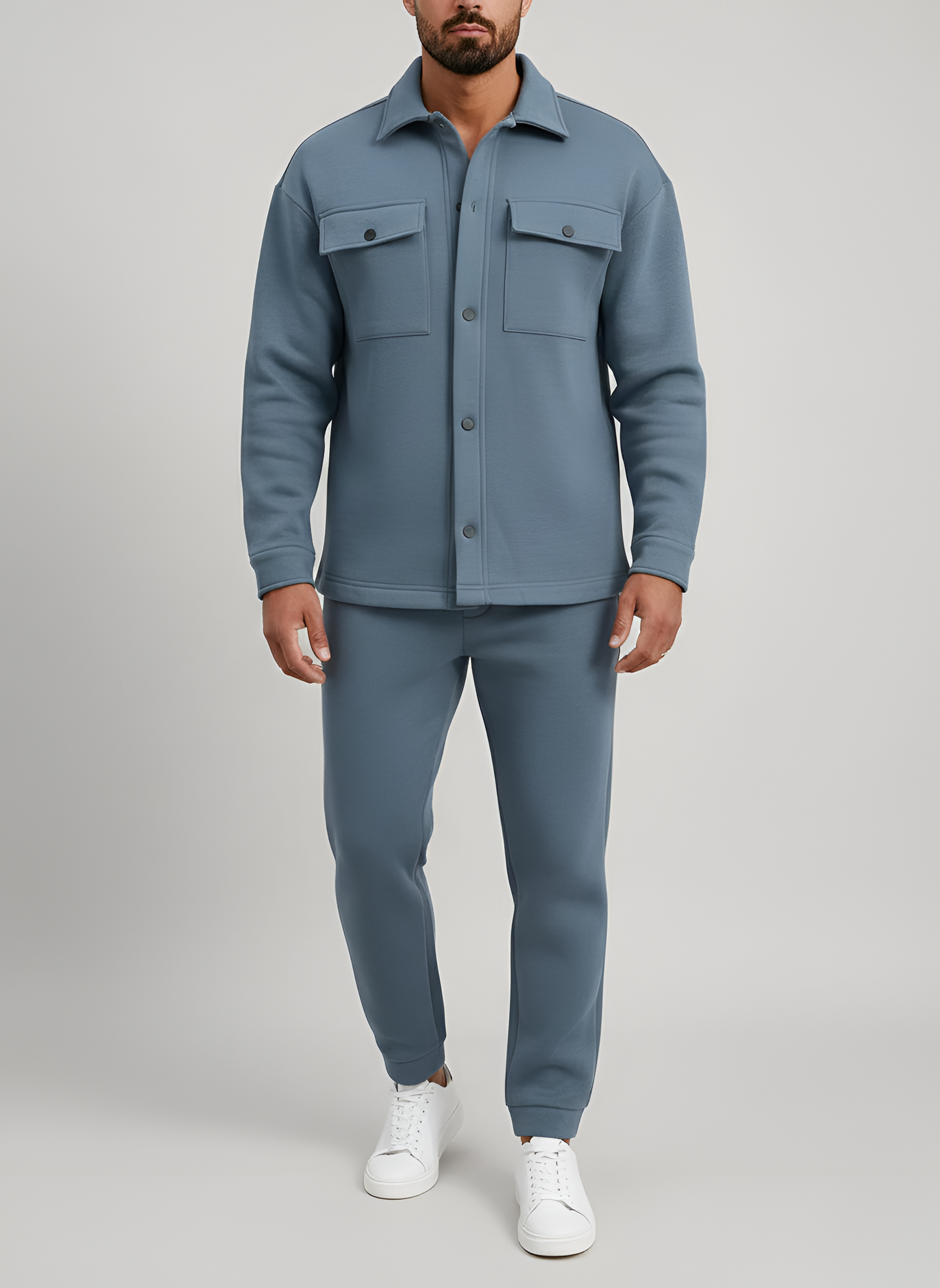 Bellivaro pánska tréningová súprava joggingová súprava s bundou a nohavicami pohodlný strih