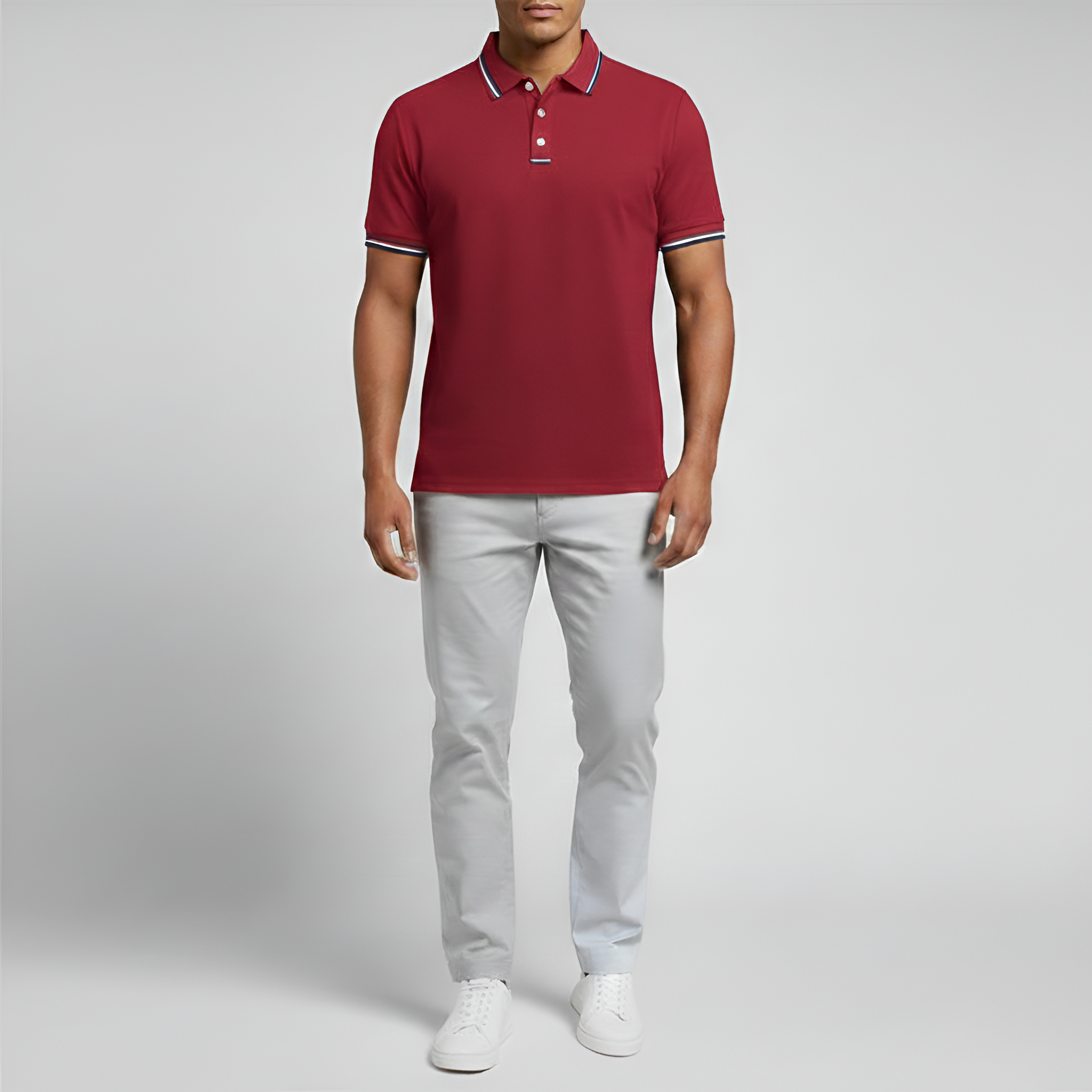 Bellivaro men's polo shirt short-sleeved in cotton classic fit