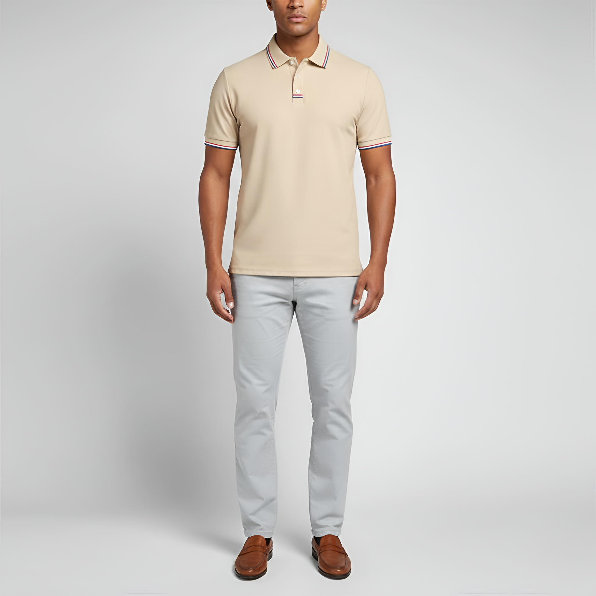 Bellivaro men's polo shirt short-sleeved in cotton classic fit