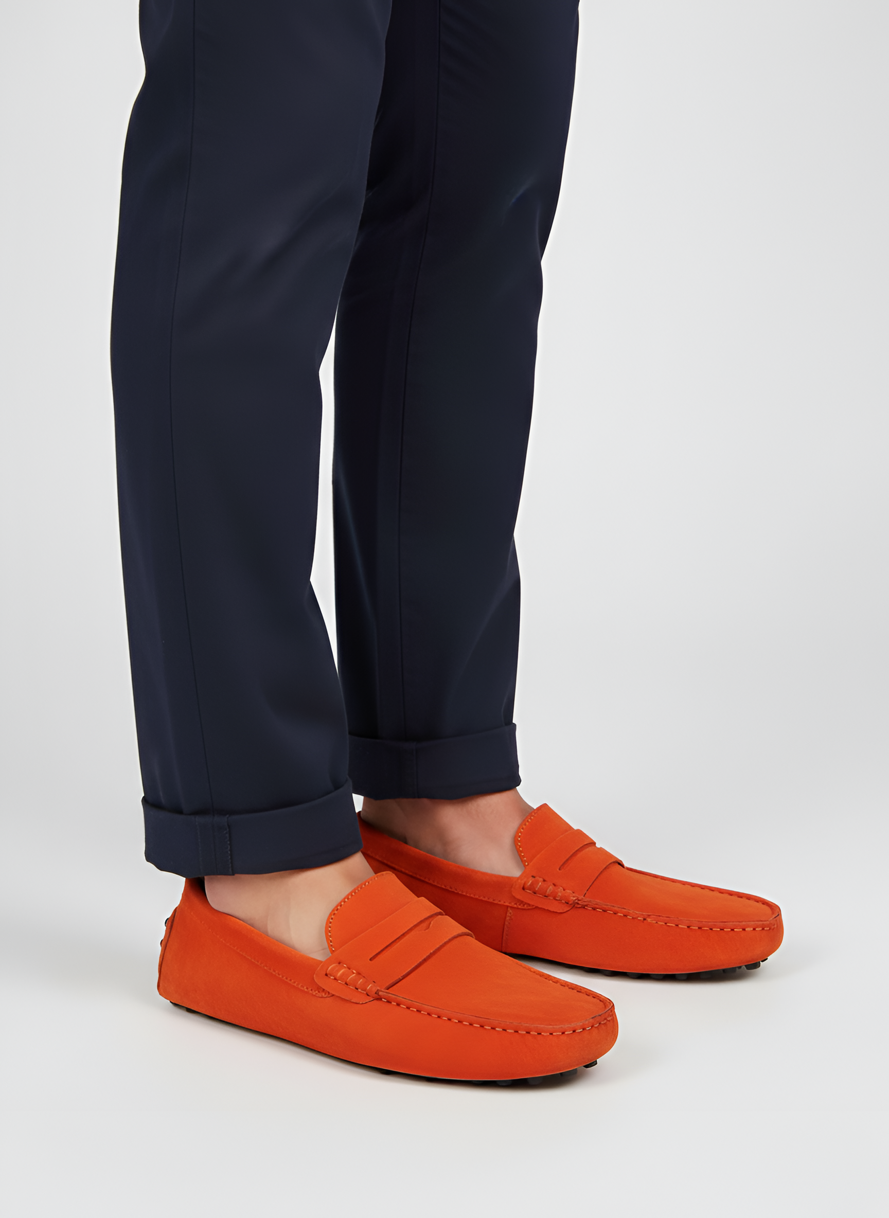 Bellivaro Herre Loafers i Ruskind Komfortable Mokkasiner i Læder