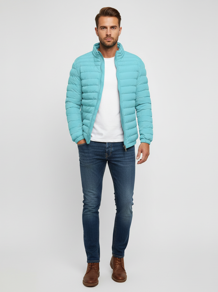 Bellivaro ανδρικό μπουφάν puffer ελαφρύ χειμερινό μπουφάν