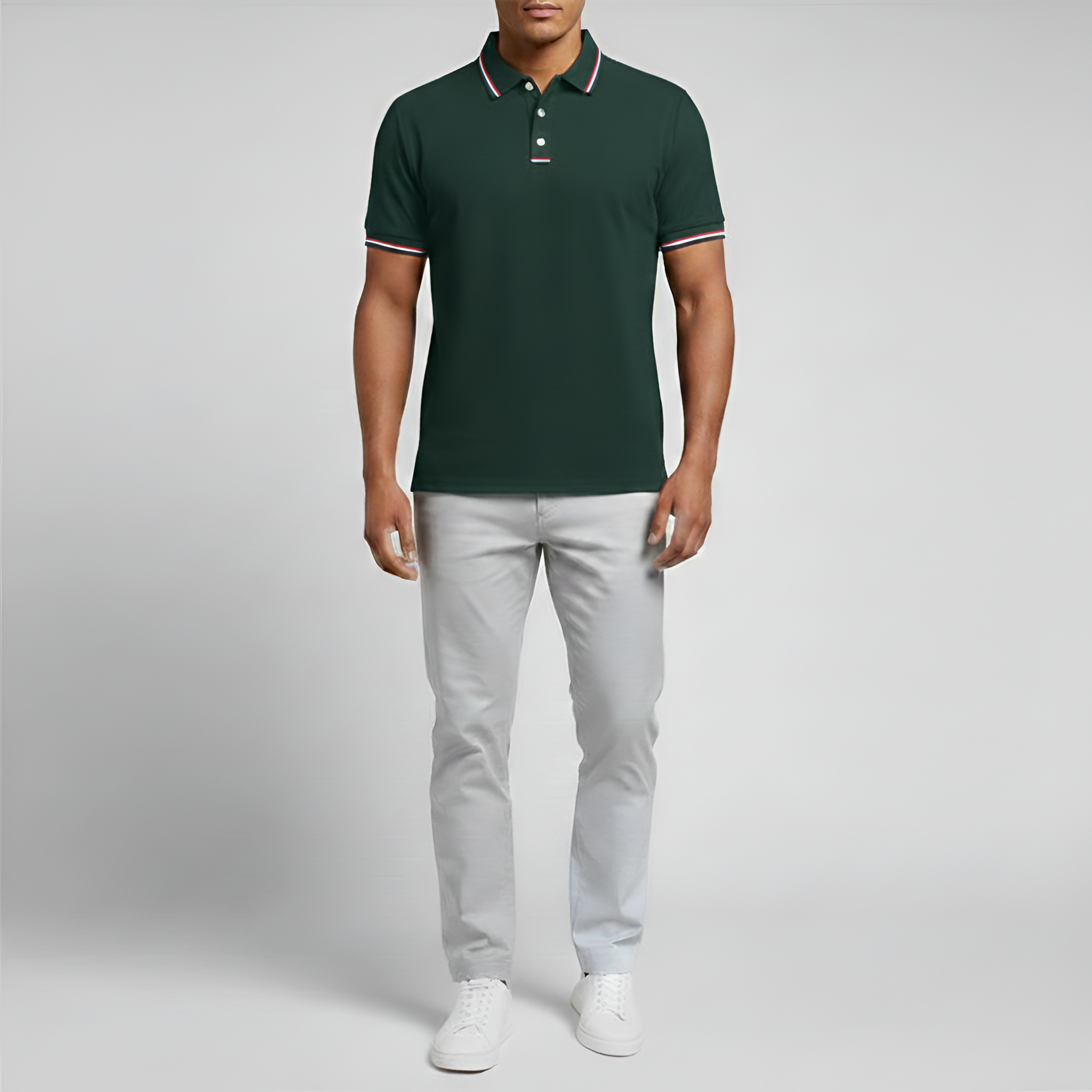 Bellivaro men's polo shirt short-sleeved in cotton classic fit