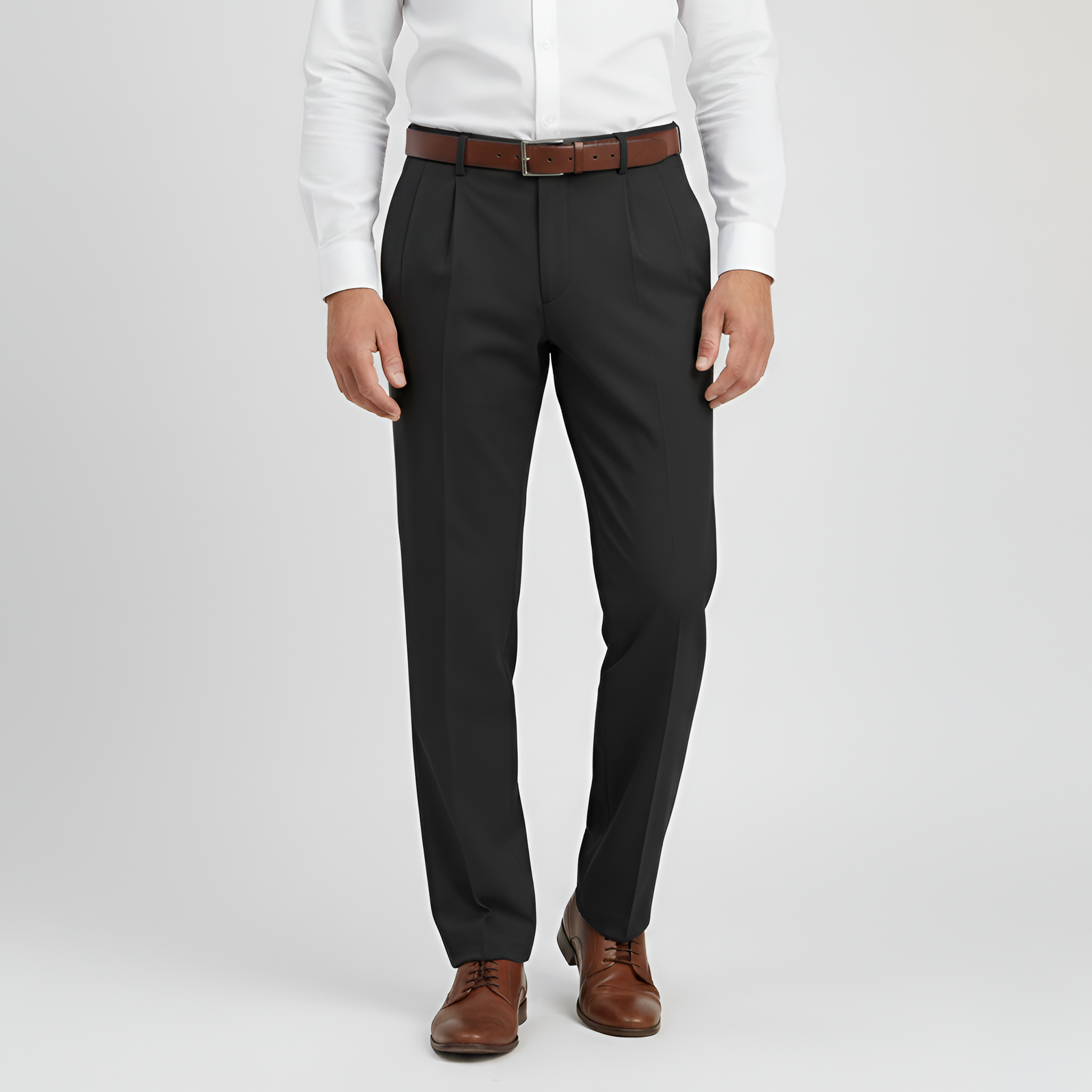 Bellivaro pánske nohavice na oblek s rovnými nohavicami a klasickým strihom