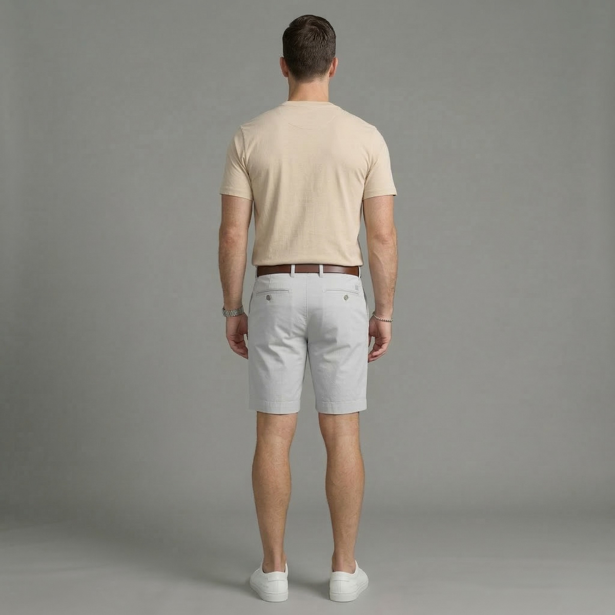 Herre Chino Shorts Lette Sommer Shorts til Hverdag og Fritid