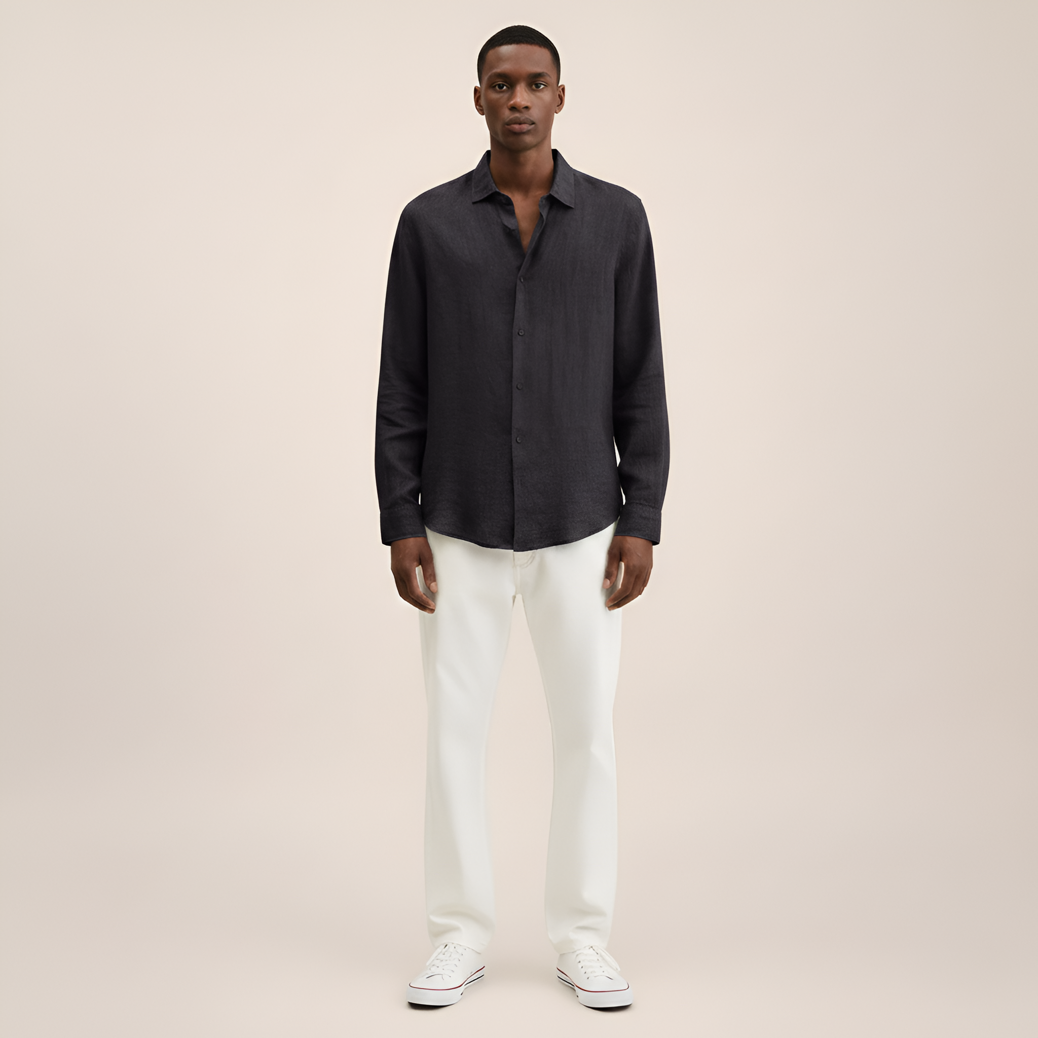 Bellivaro ανδρικό πουκάμισο από λινό μακρυμάνικο casual εφαρμογή