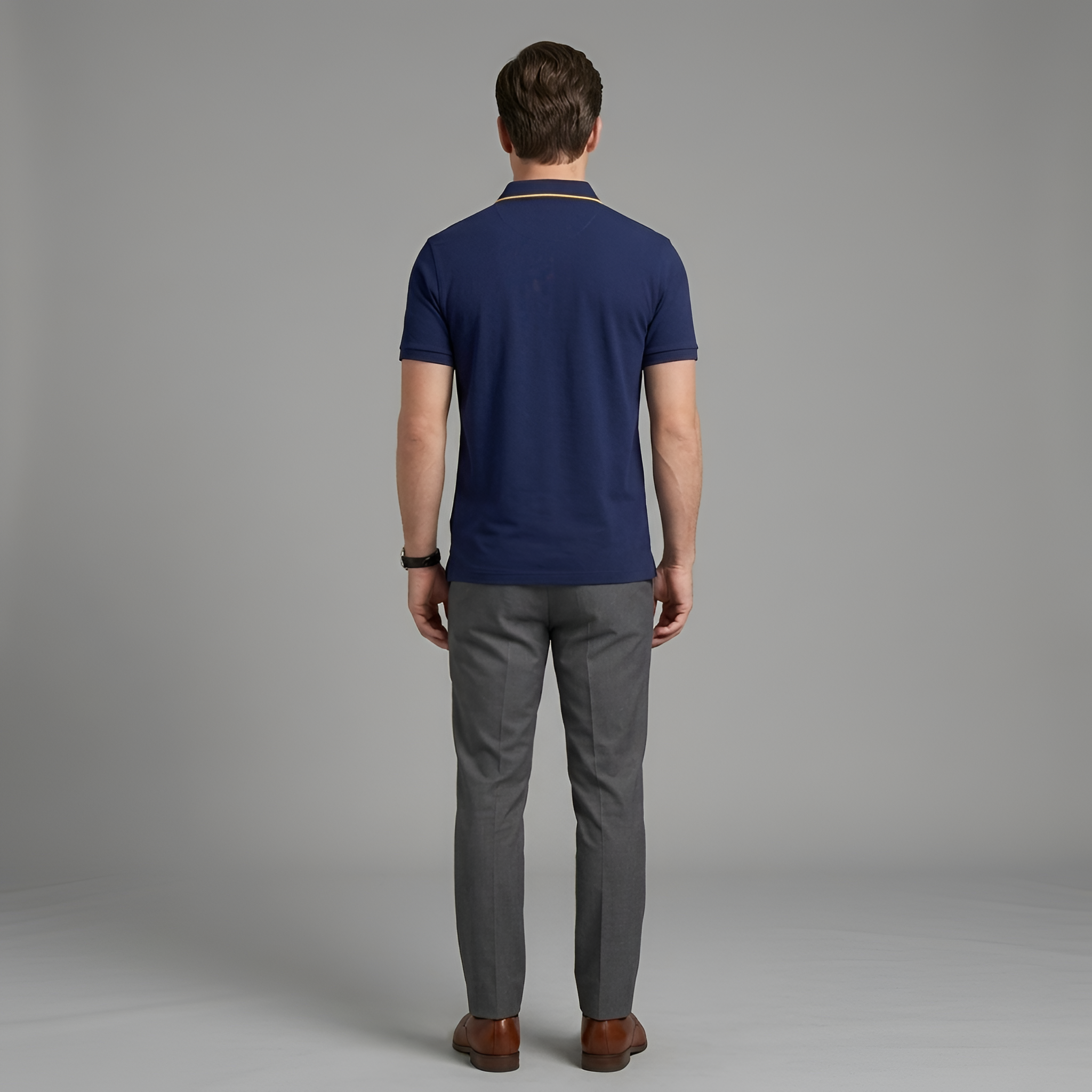 Pánske polo tričko z bavlny, krátky rukáv, klasické polo tričko s golierom